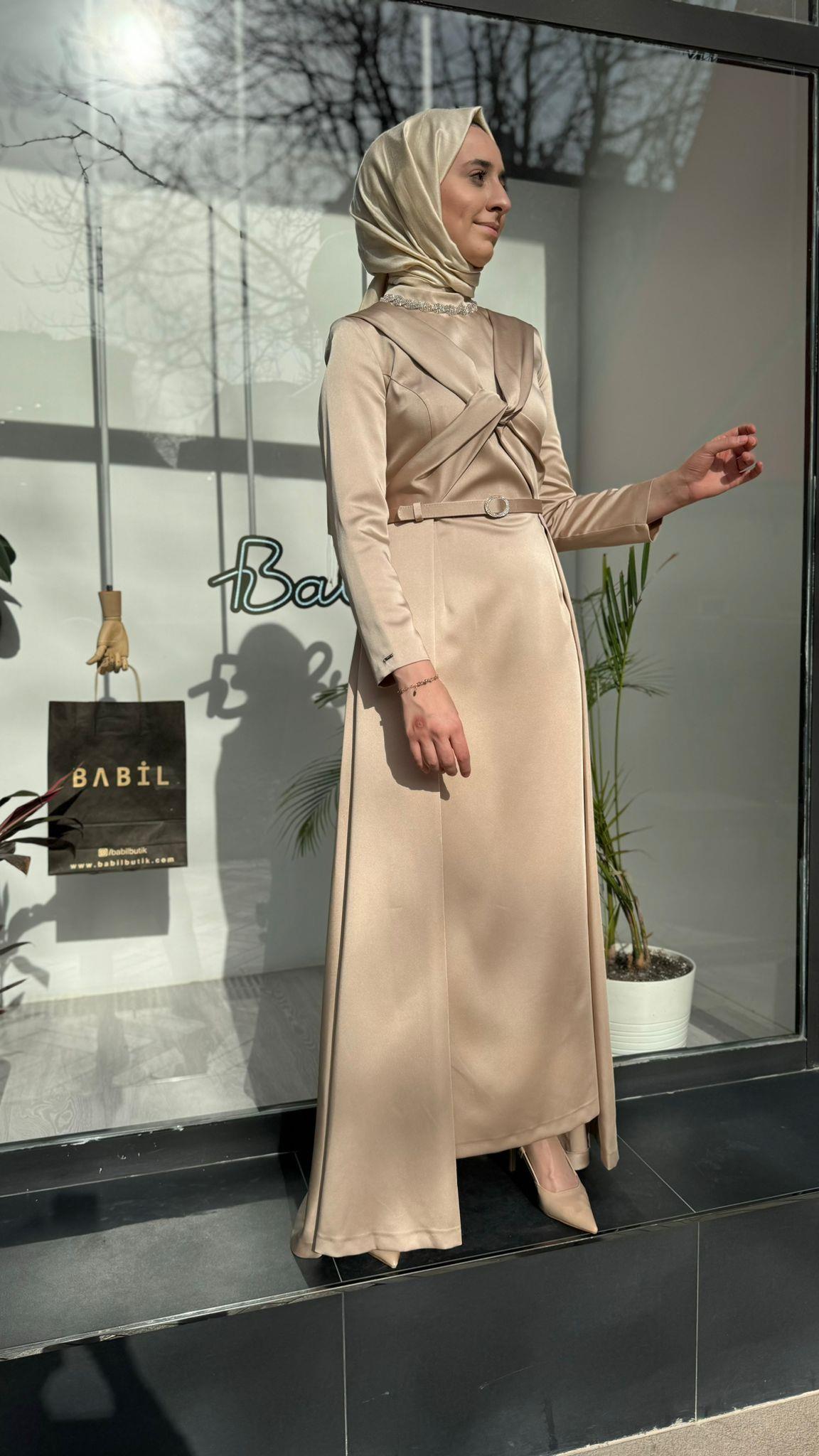 Senna Bianca Dress Nude sd241041030089