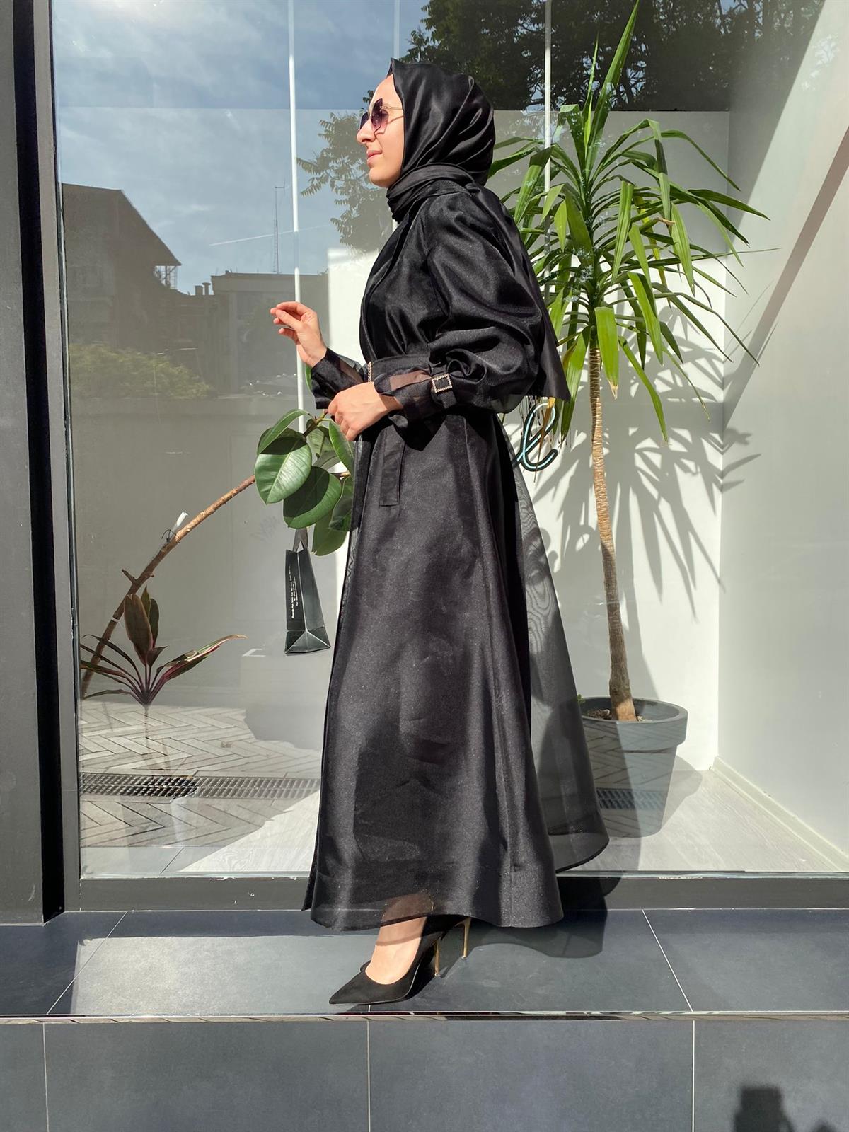 Senna Bistro Siyah Trench 4002S23