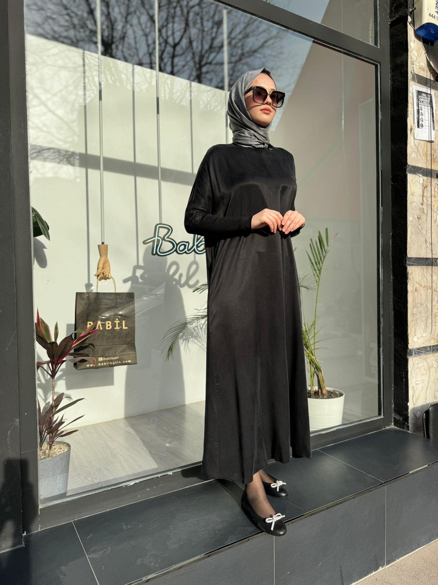 Senna Kardelia Dress Siyah sd241041030074