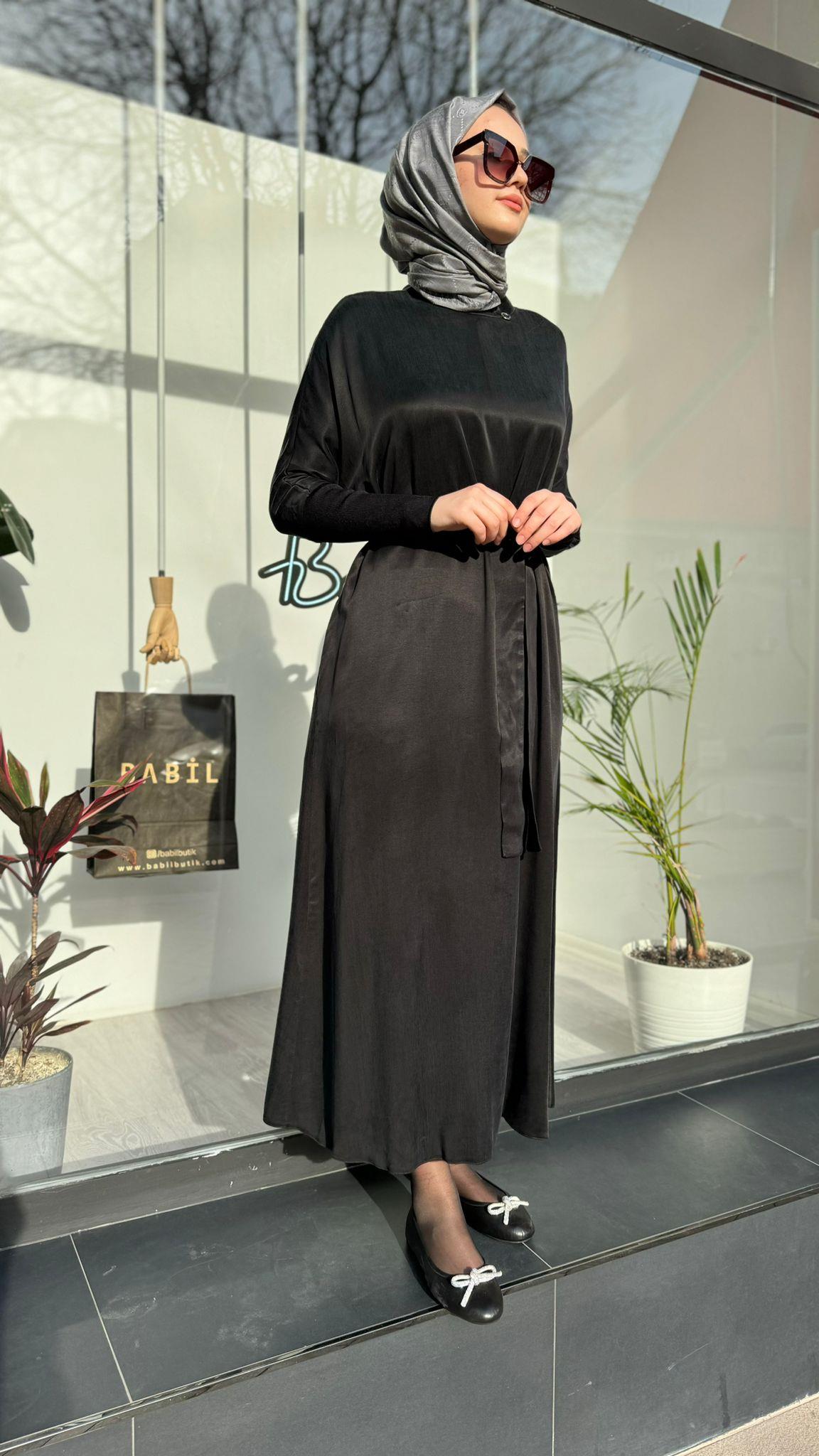 Senna Kardelia Dress Siyah sd241041030074