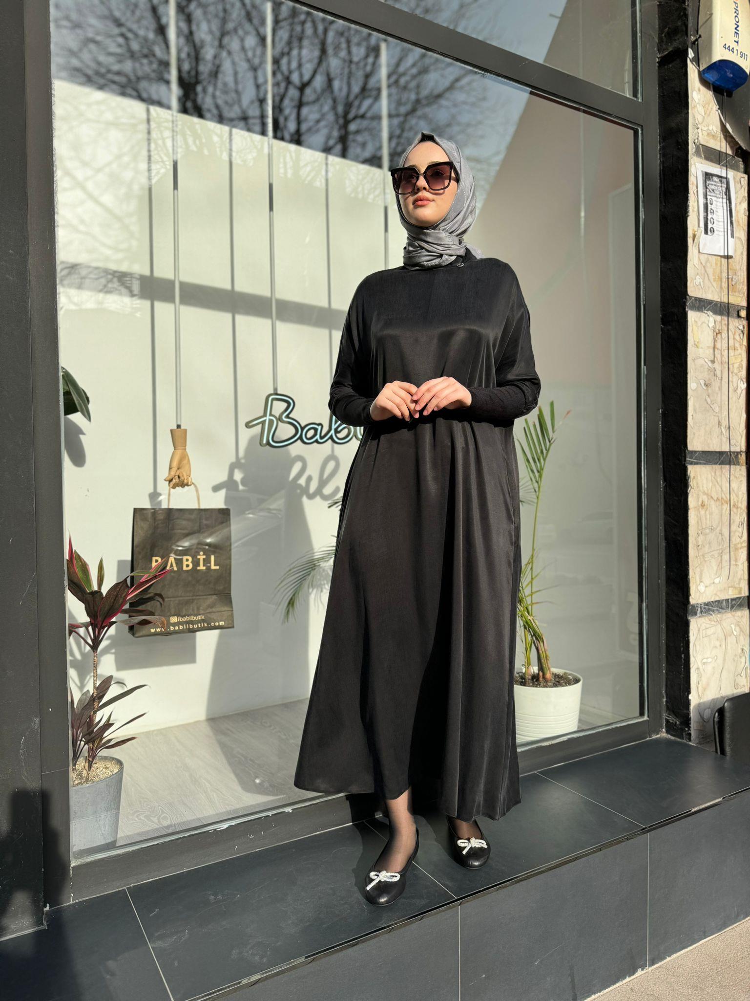 Senna Kardelia Dress Siyah sd241041030074