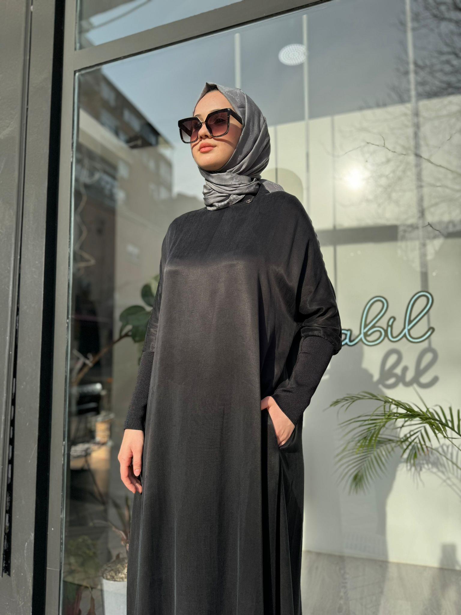 Senna Kardelia Dress Siyah sd241041030074