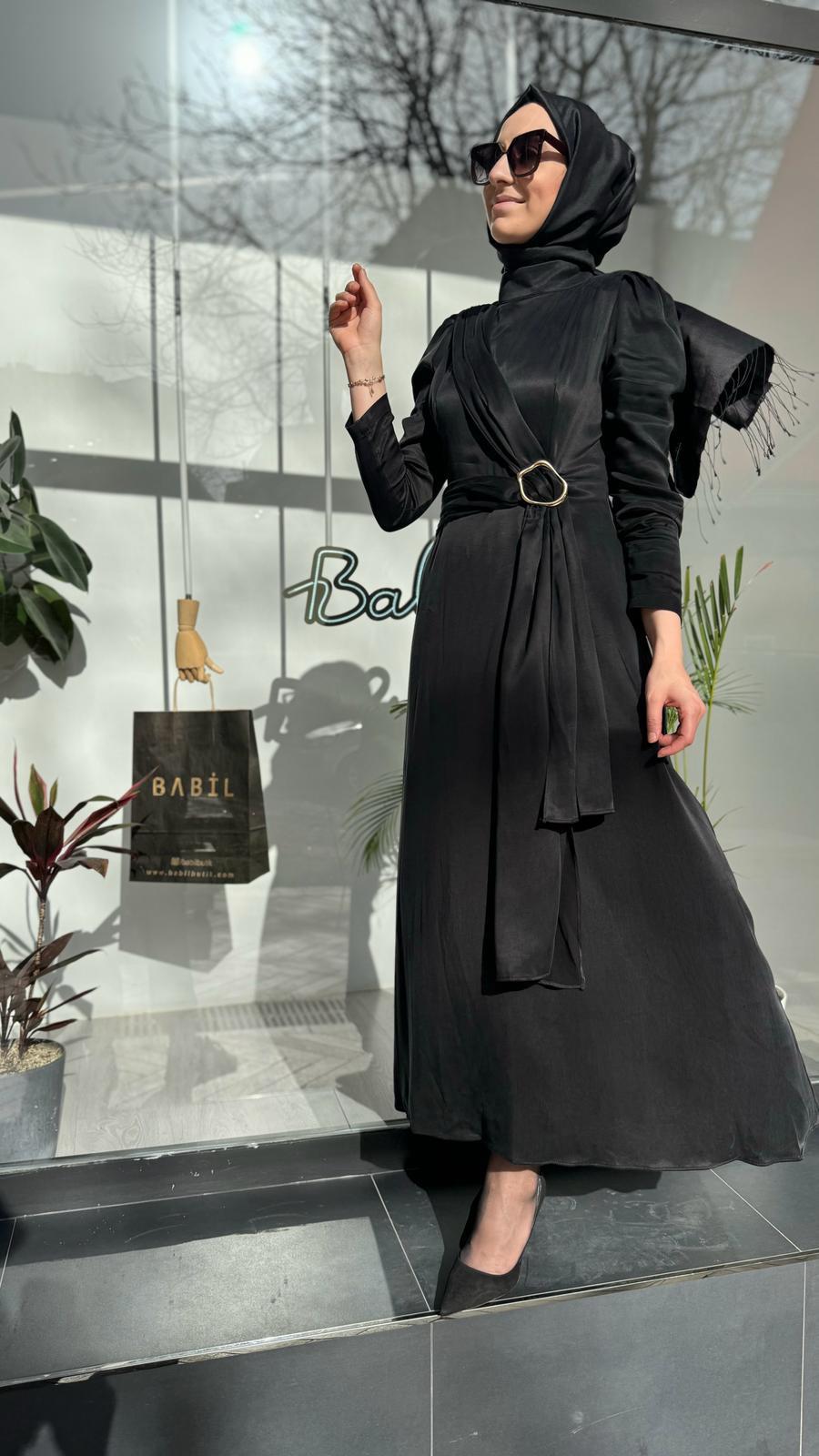 Senna Kendra Dress Siyah SD241041030041