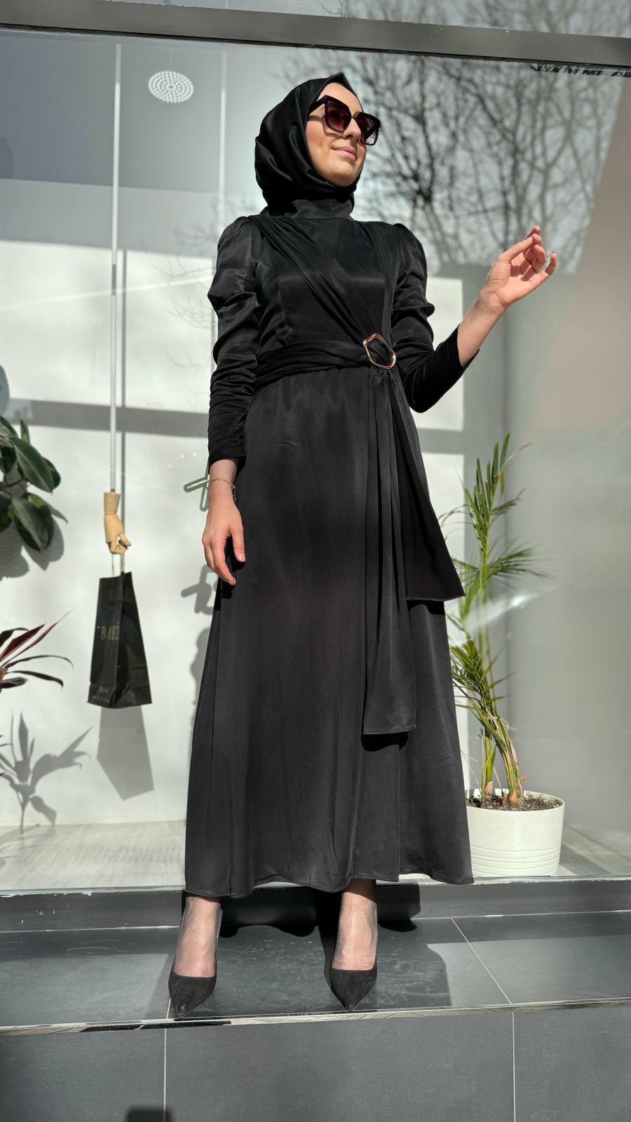 Senna Kendra Dress Siyah SD241041030041