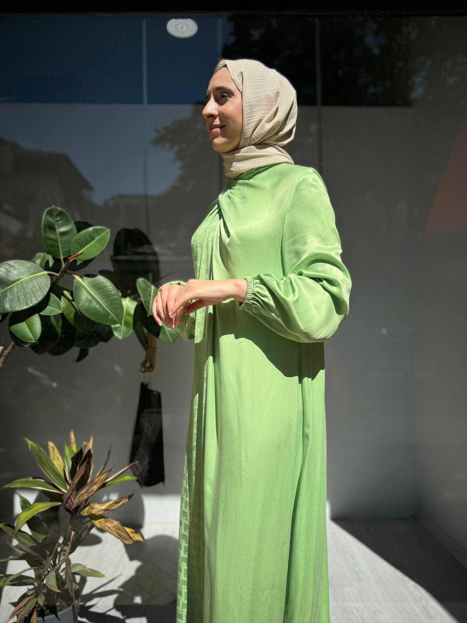 Senna Kendrick Dress Fıstık Yeşili sd242042030016