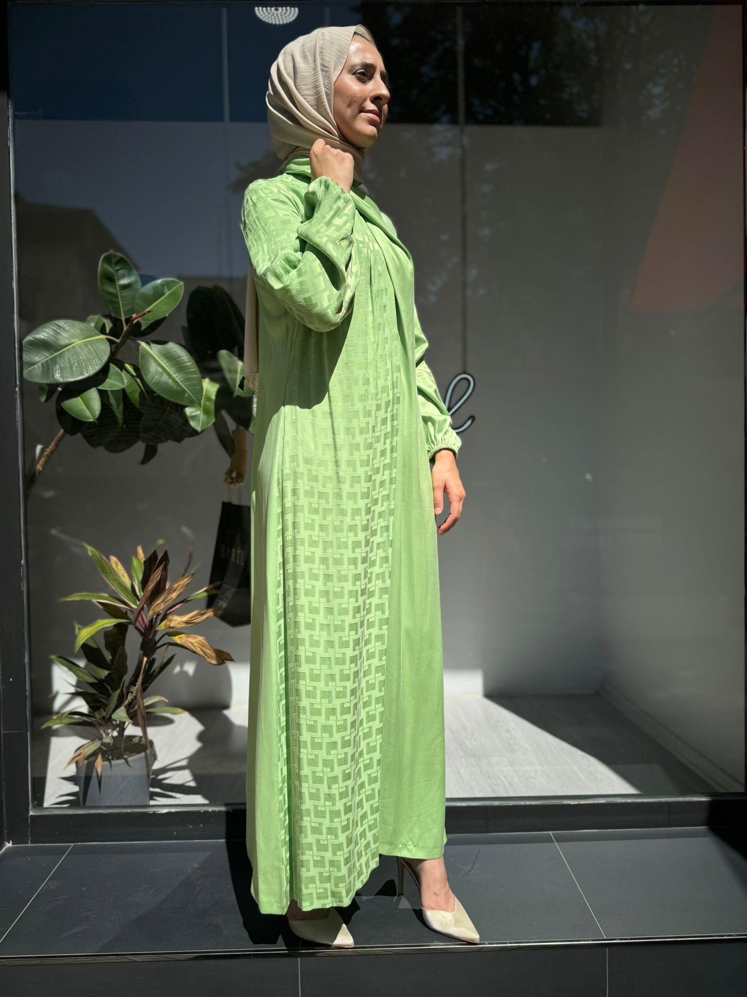 Senna Kendrick Dress Fıstık Yeşili sd242042030016