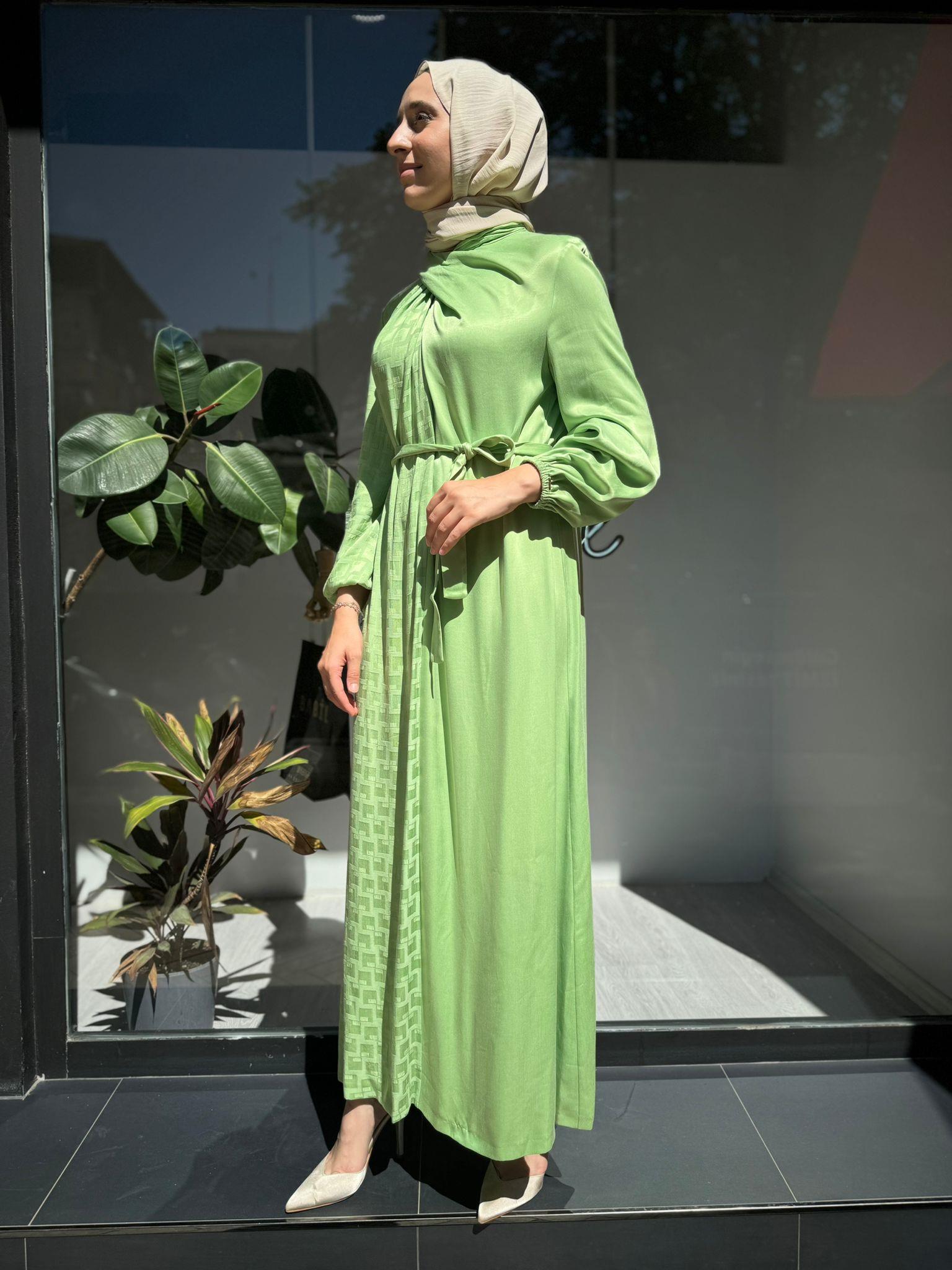 Senna Kendrick Dress Fıstık Yeşili sd242042030016