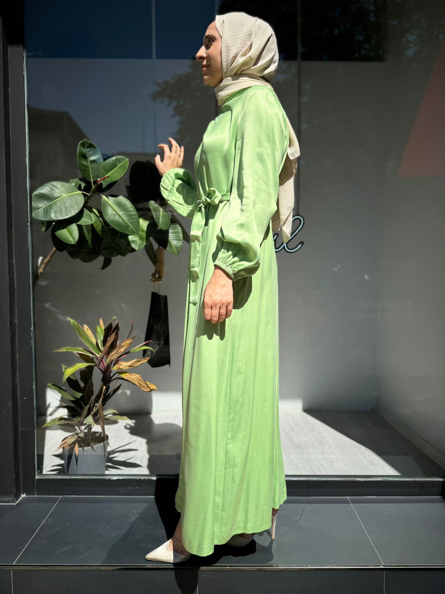 Senna Kendrick Dress Fıstık Yeşili sd242042030016
