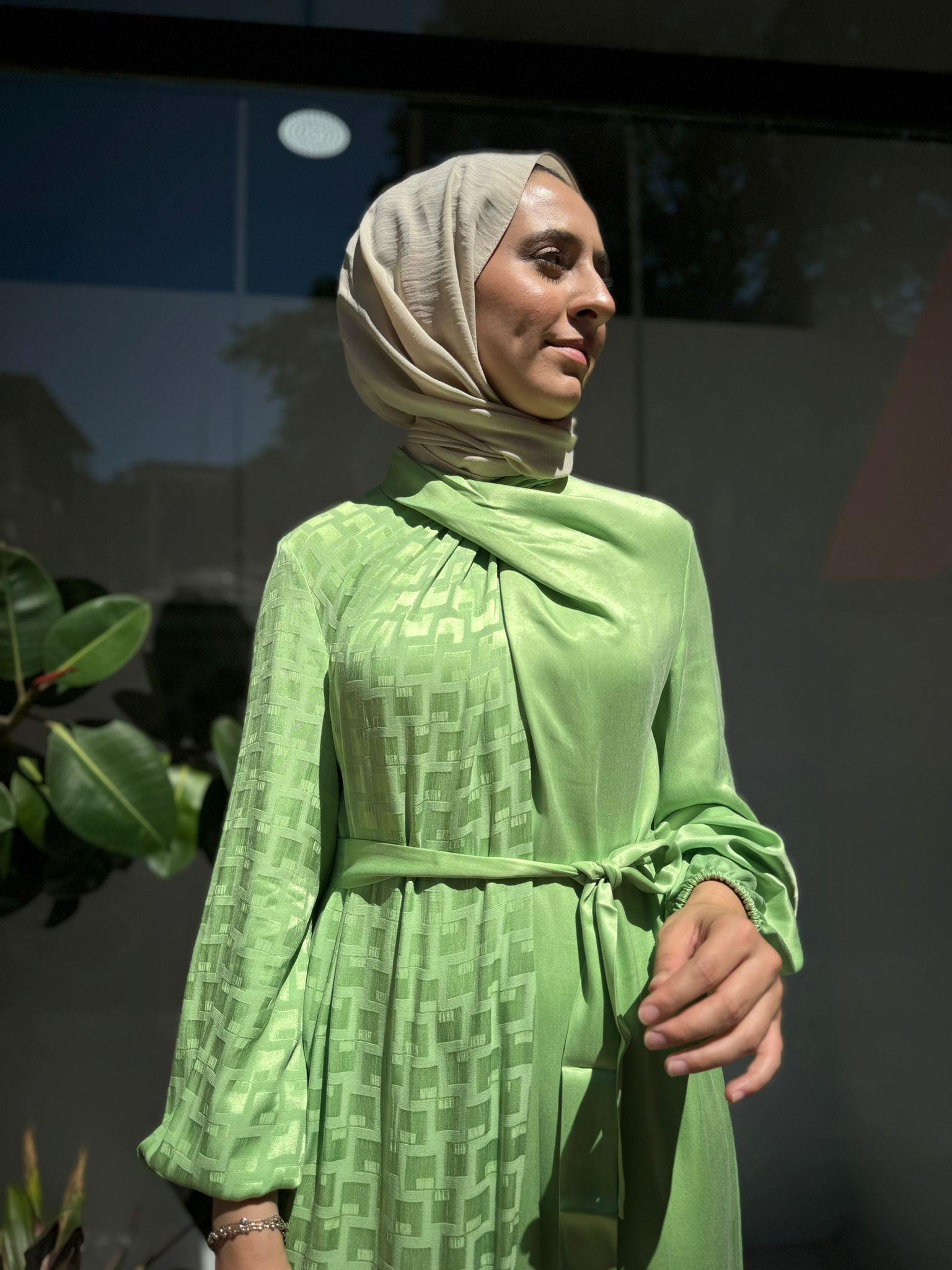 Senna Kendrick Dress Fıstık Yeşili sd242042030016