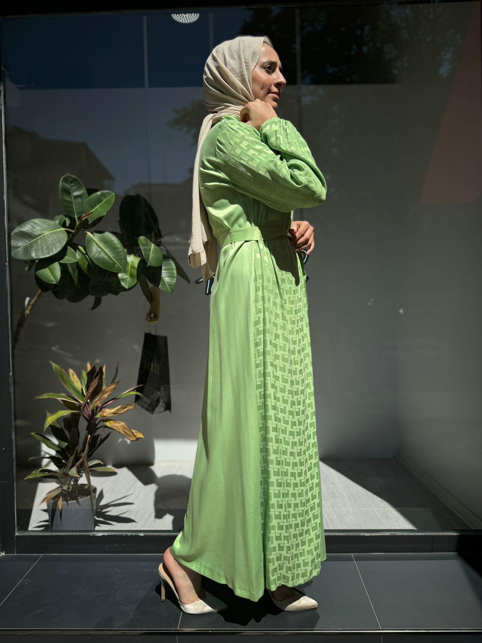 Senna Kendrick Dress Fıstık Yeşili sd242042030016