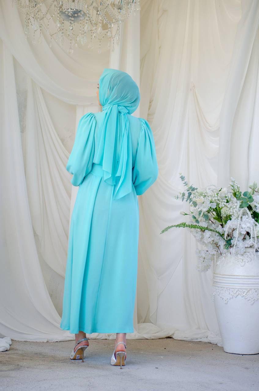 Senna Laura Dress Aqua sd241041030106