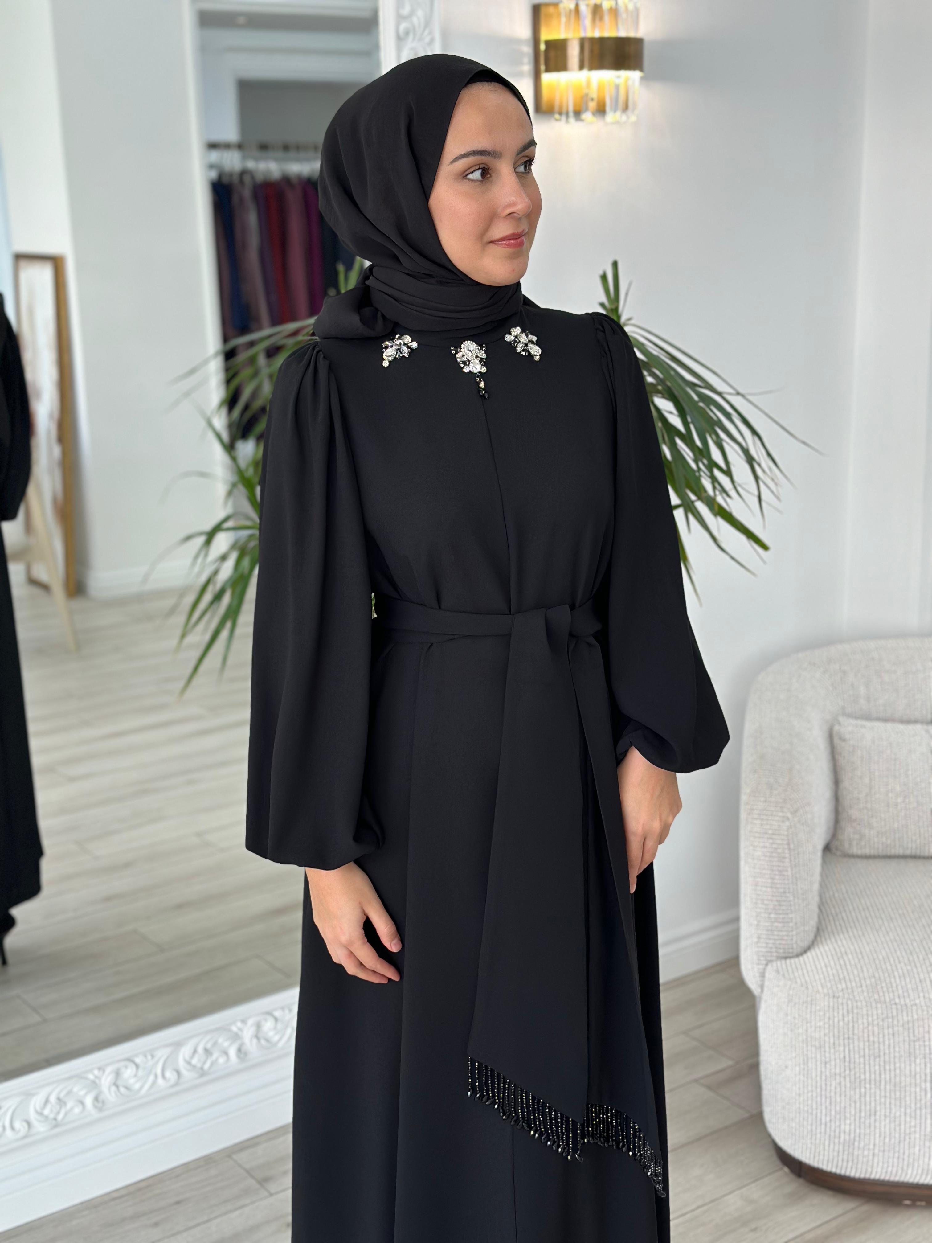 Senna Laura Dress Siyah sd241041030106