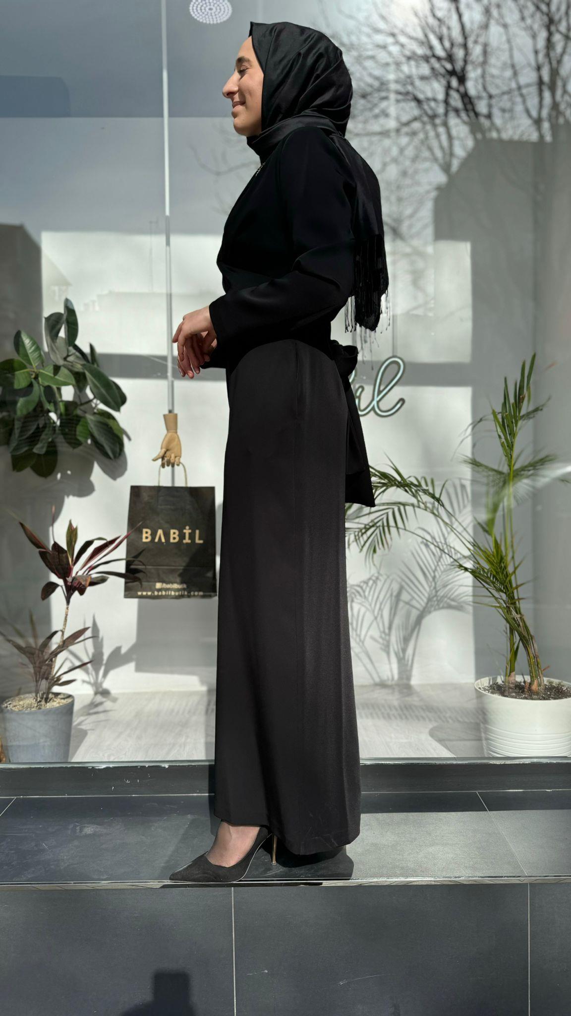 Senna Lolai Jumpsuit Tulum Siyah sd241041032001