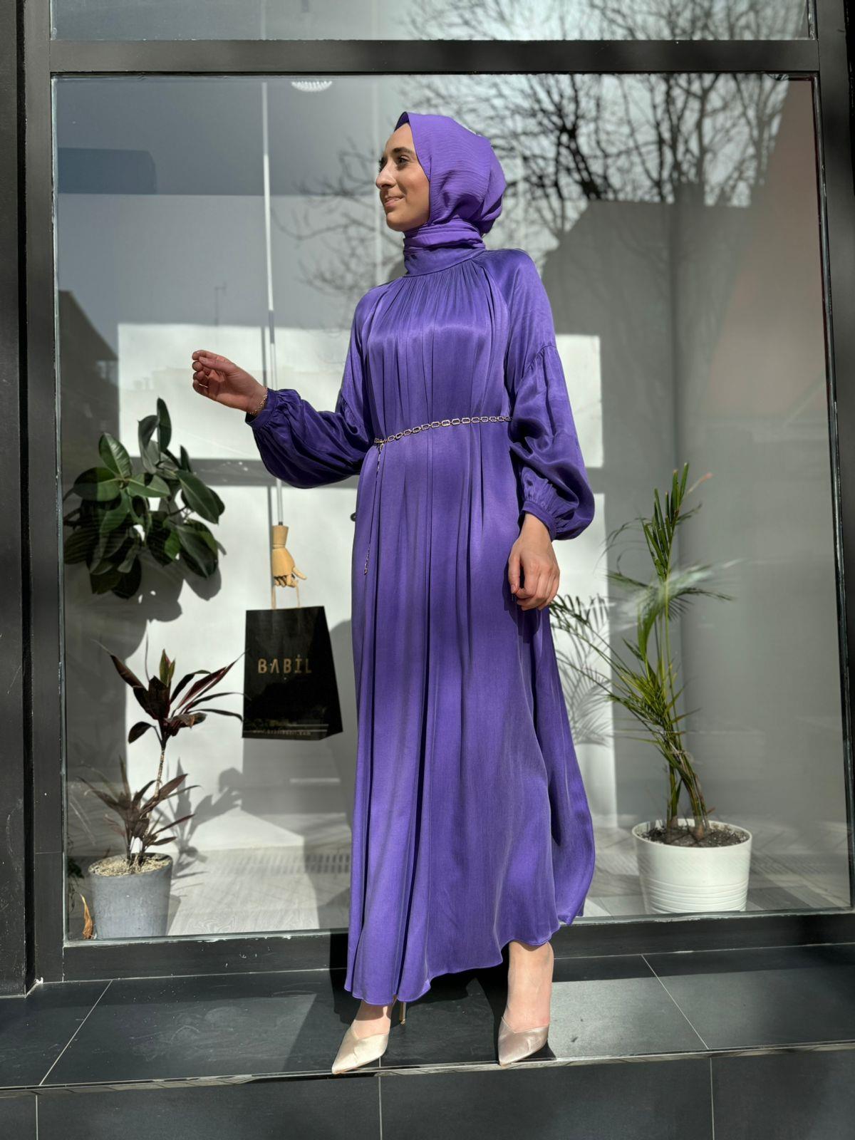Senna Minka Dress Mor sd241041030043