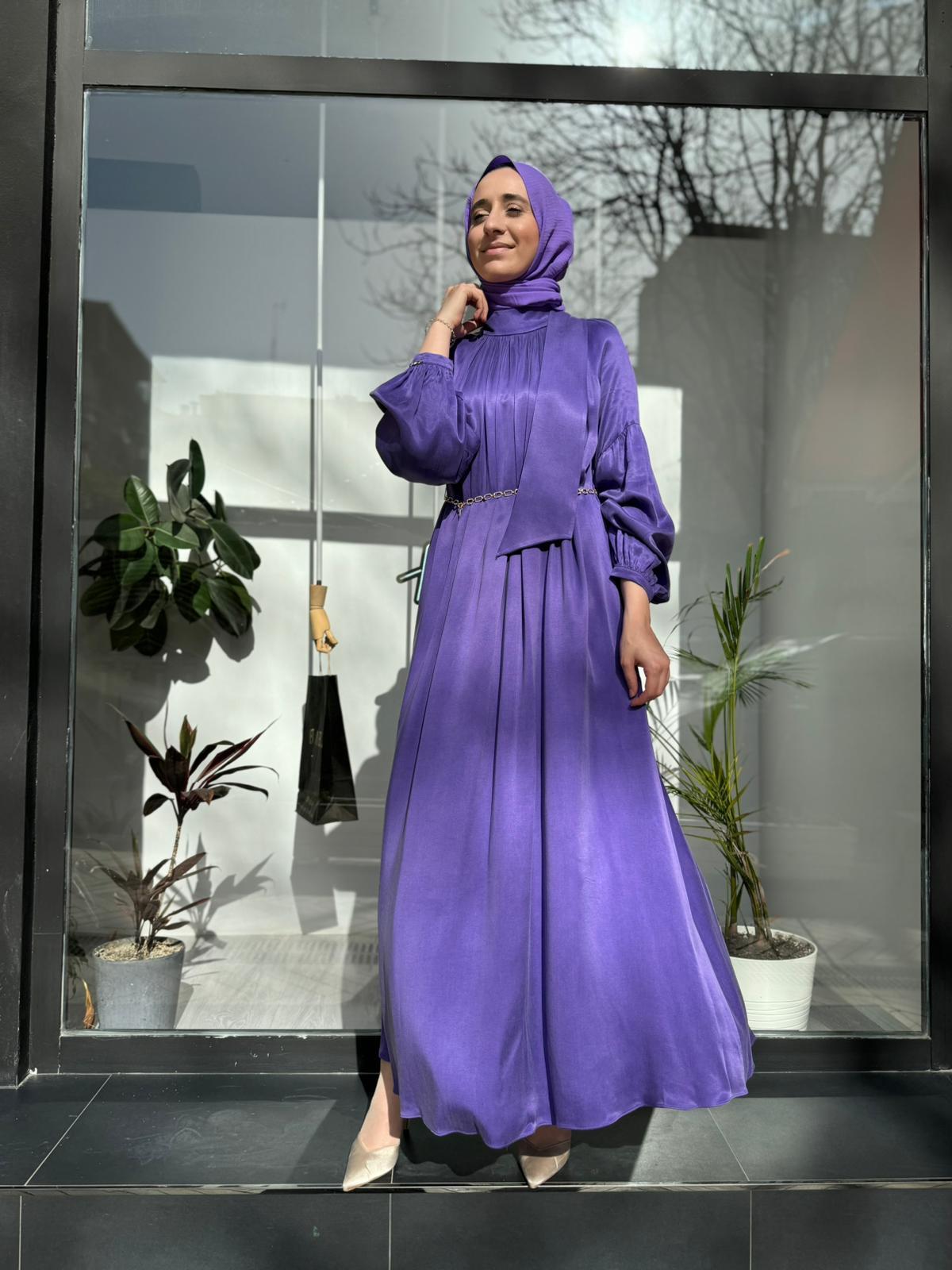 Senna Minka Dress Mor sd241041030043