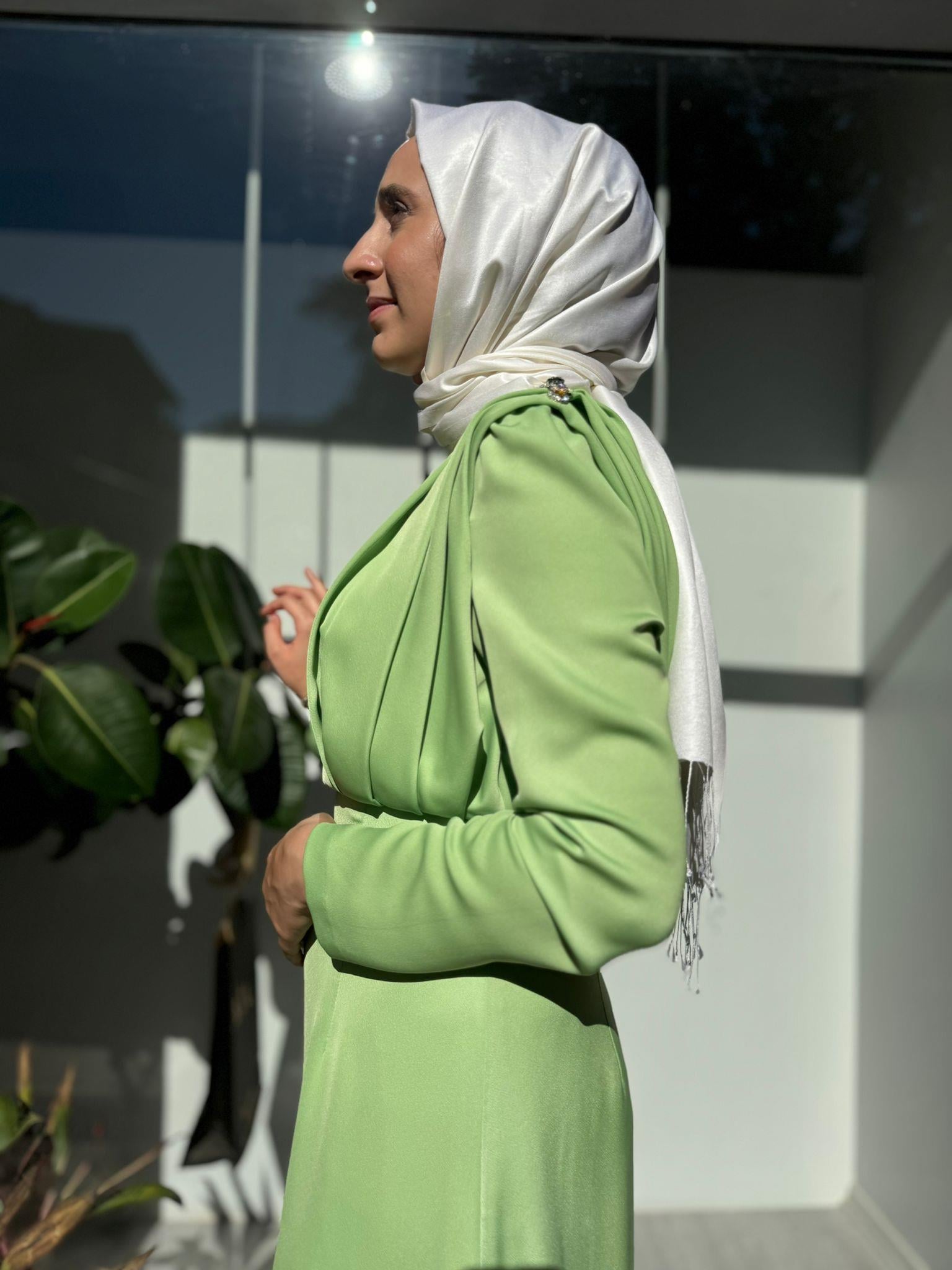 Senna Ravine Dress Fıstık Yeşili sd242042030007