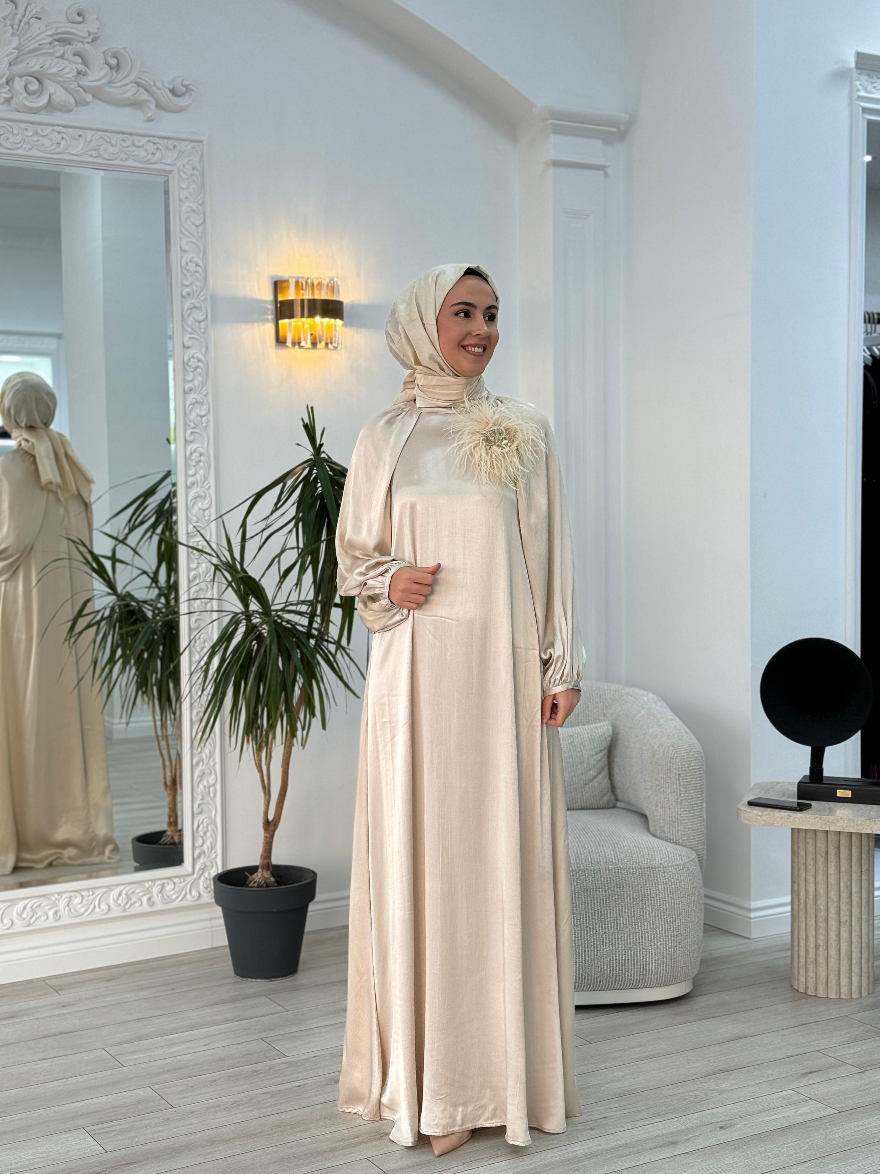 Senna Rosana Dress Bej sd241041030040