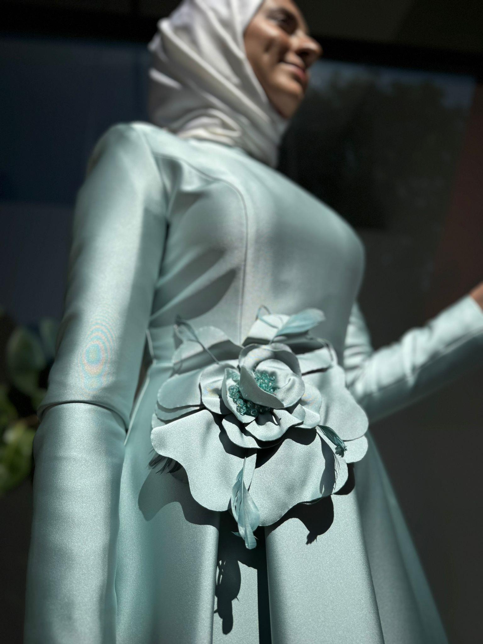 Senna Rosebud Dress Mint sd242042030001