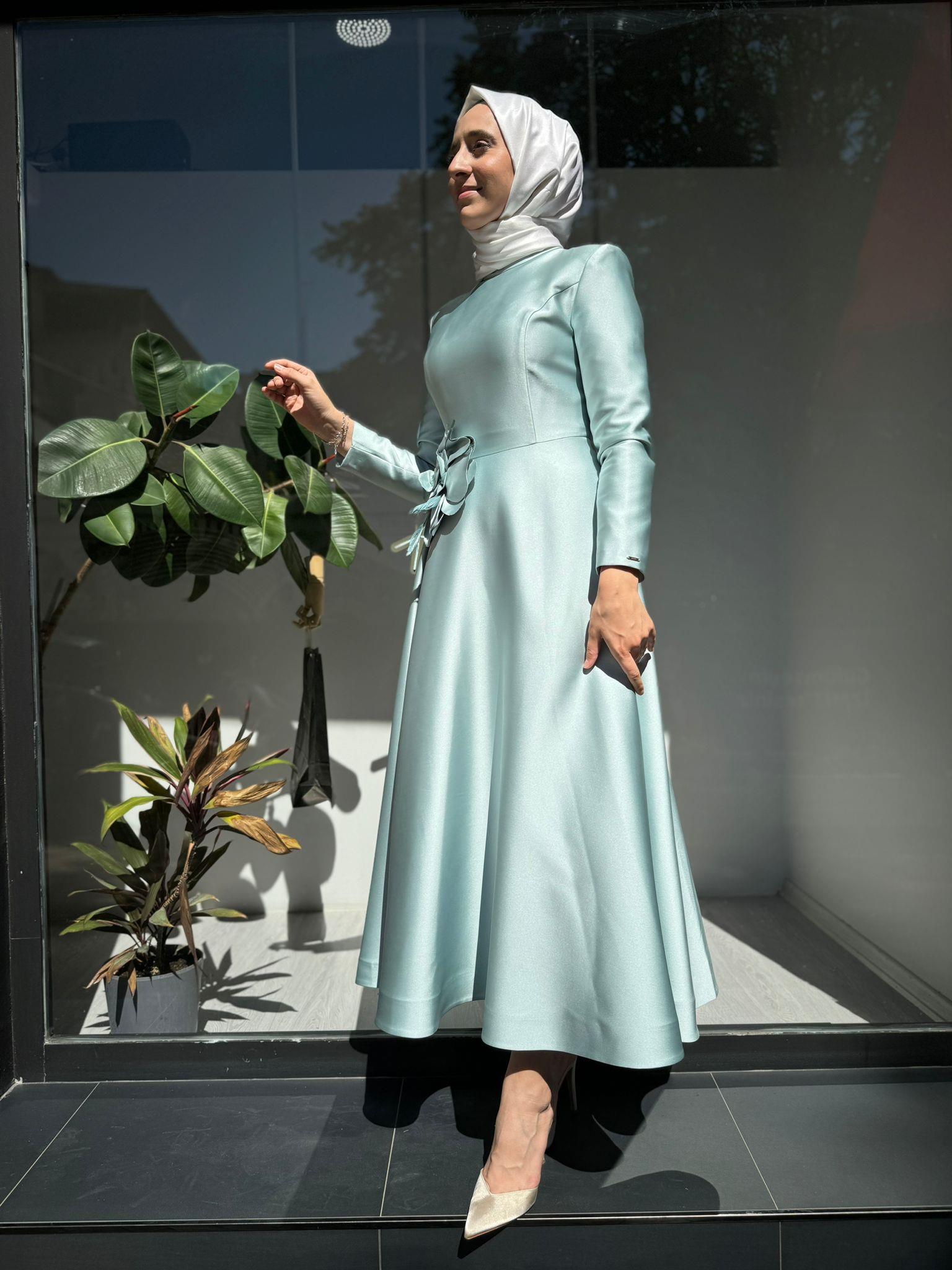 Senna Rosebud Dress Mint sd242042030001