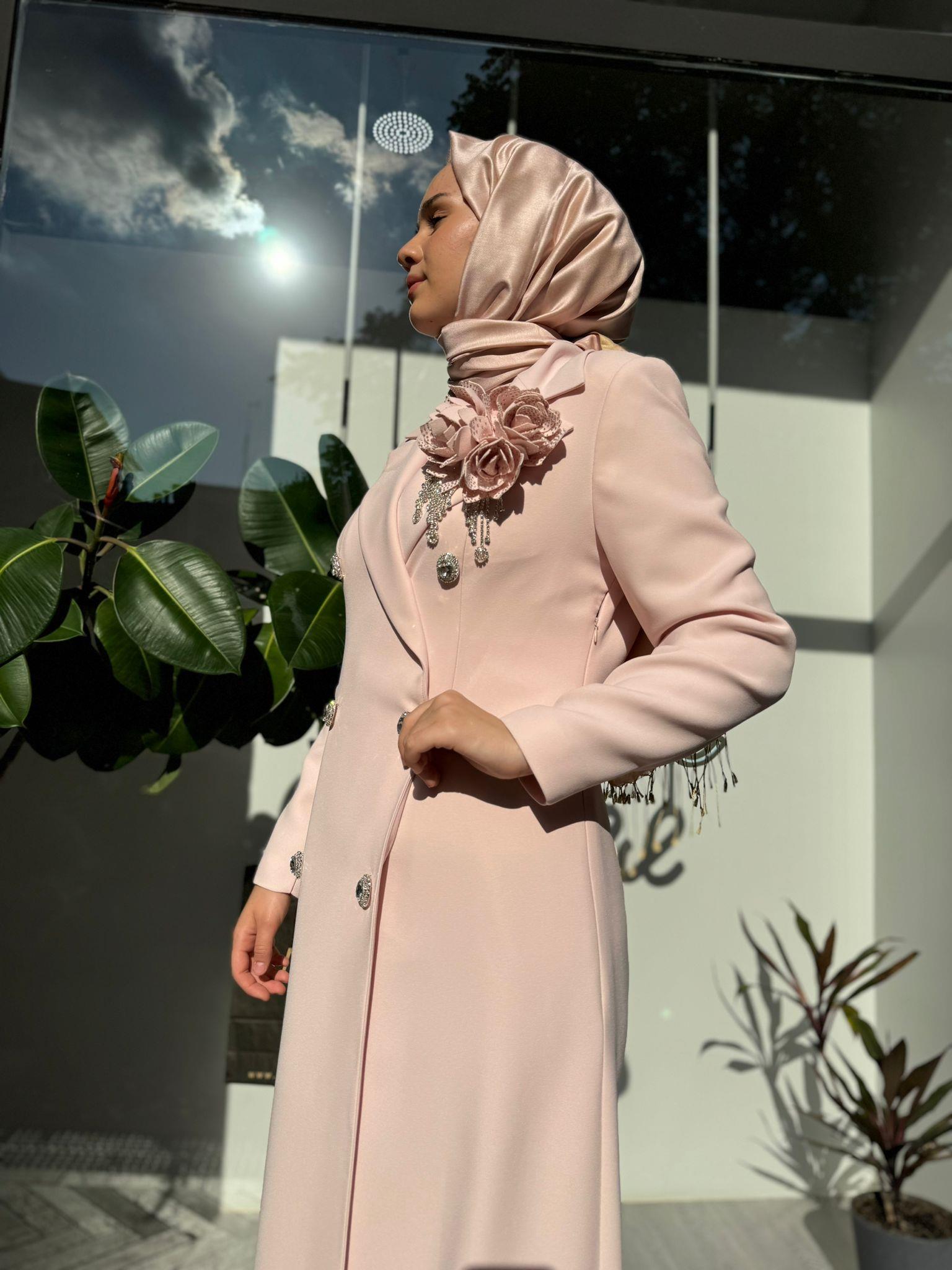 Senna Rosestone Dress Pudra SD241041030080