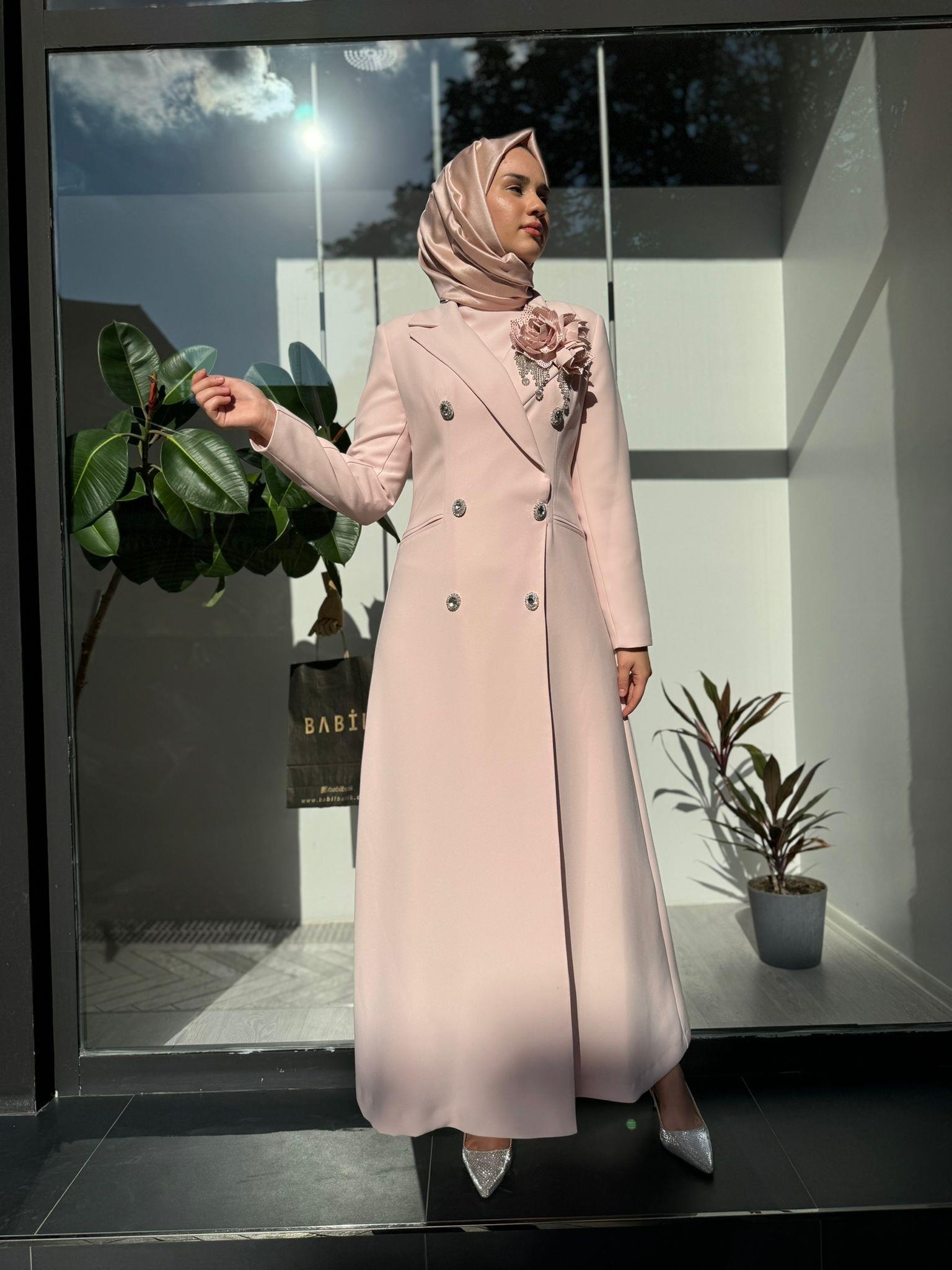 Senna Rosestone Dress Pudra SD241041030080