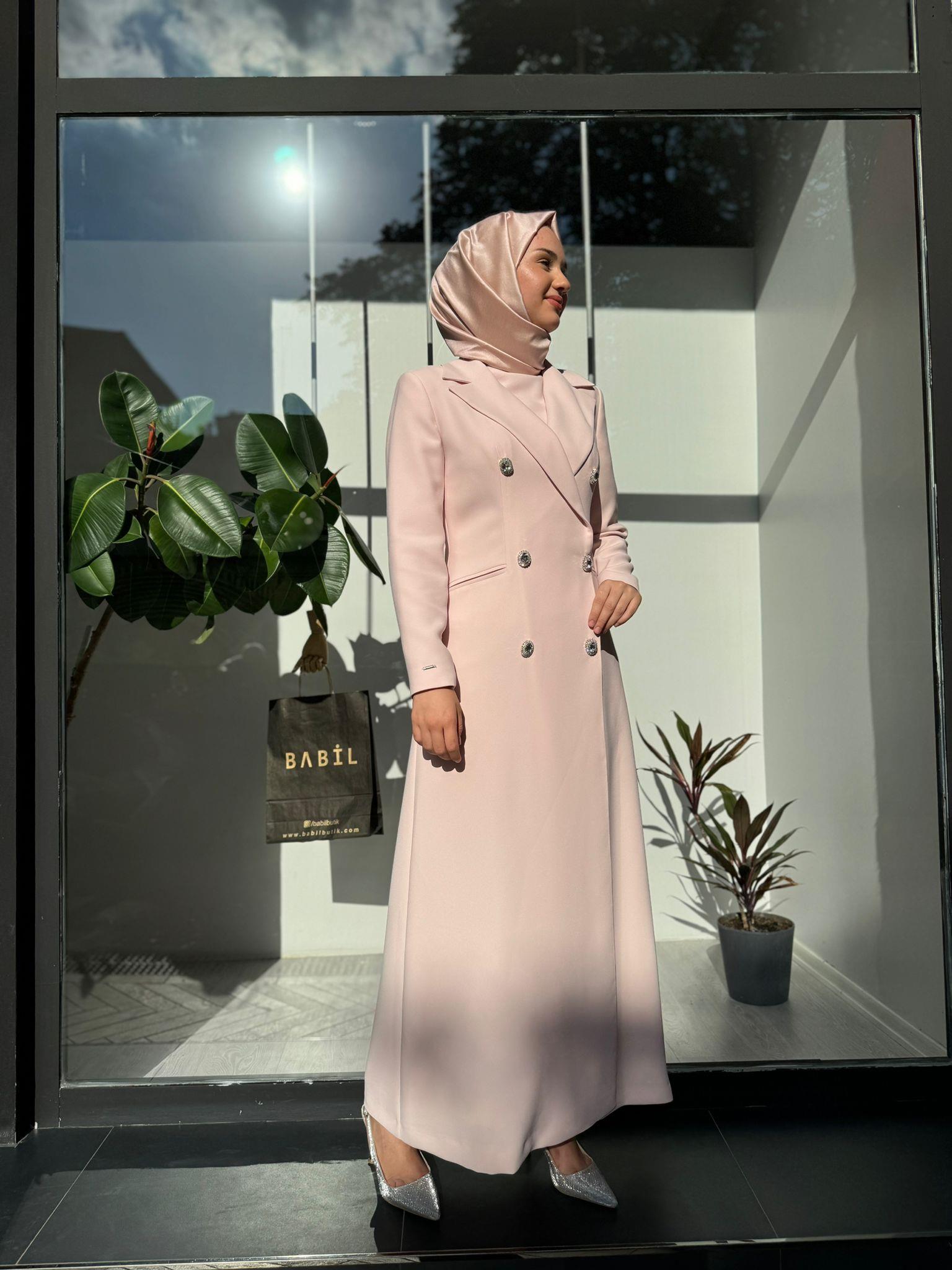 Senna Rosestone Dress Pudra SD241041030080