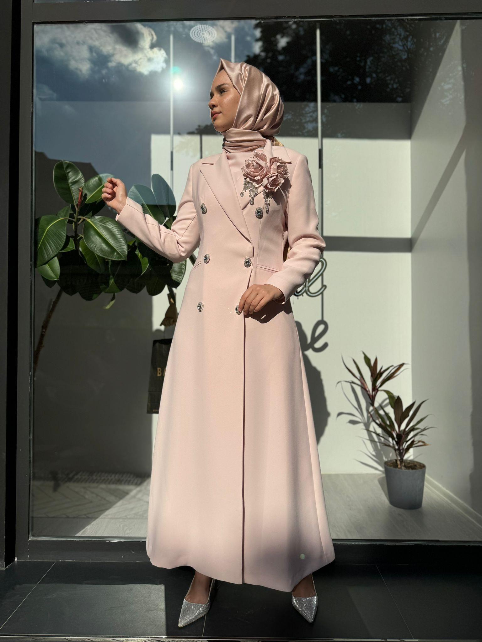 Senna Rosestone Dress Pudra SD241041030080