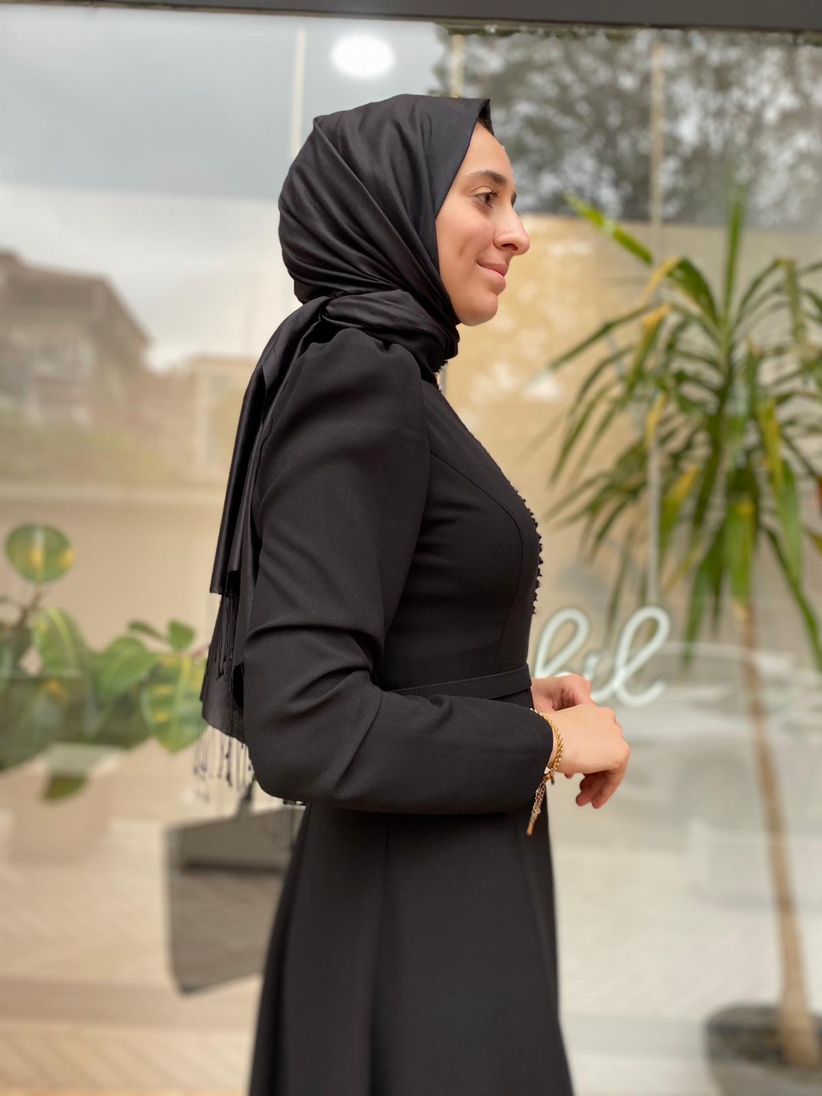 Senna Siyah Abiye Elbise 3014S23