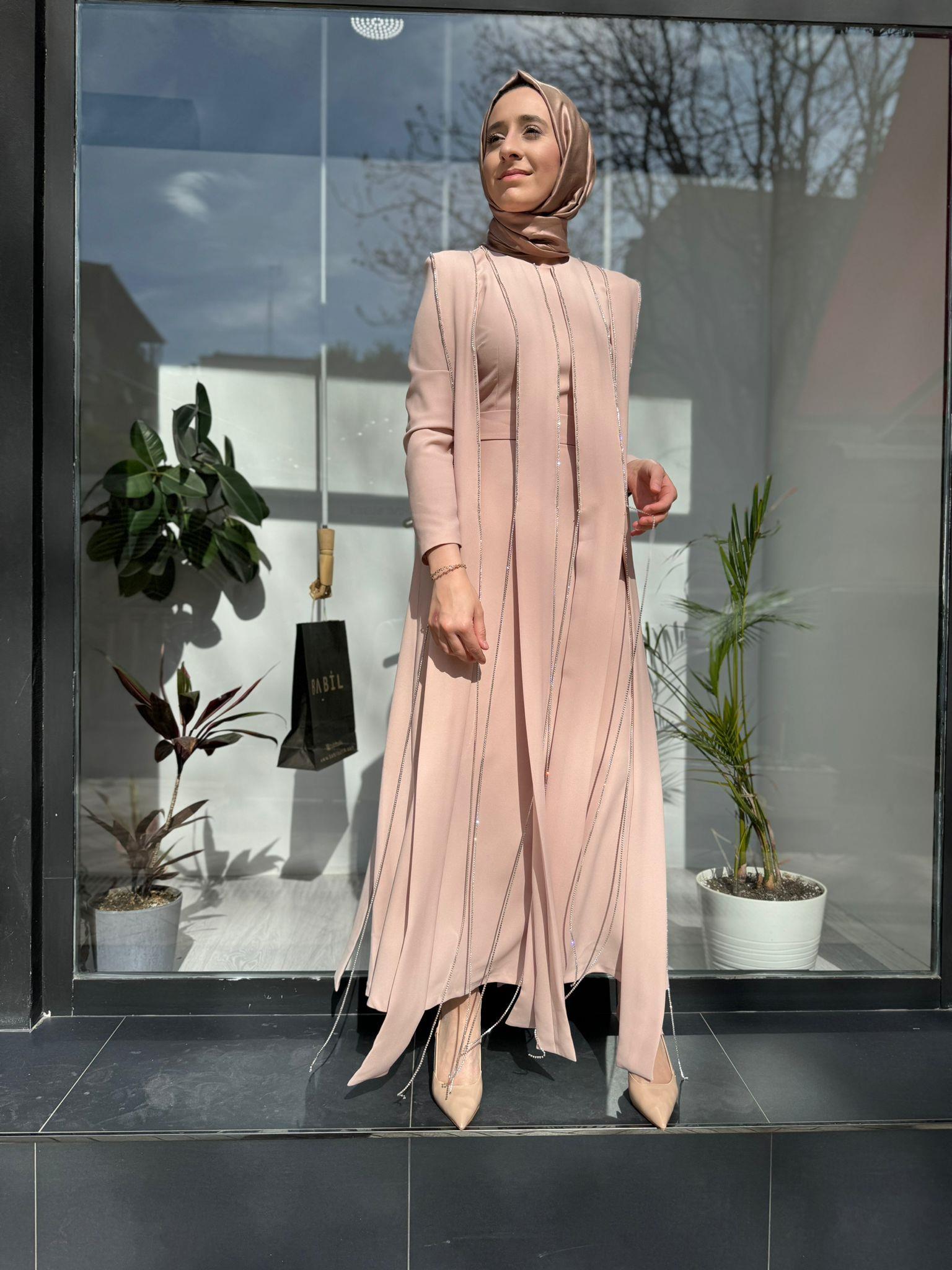 Senna Tease Dress Nude sd241041030100