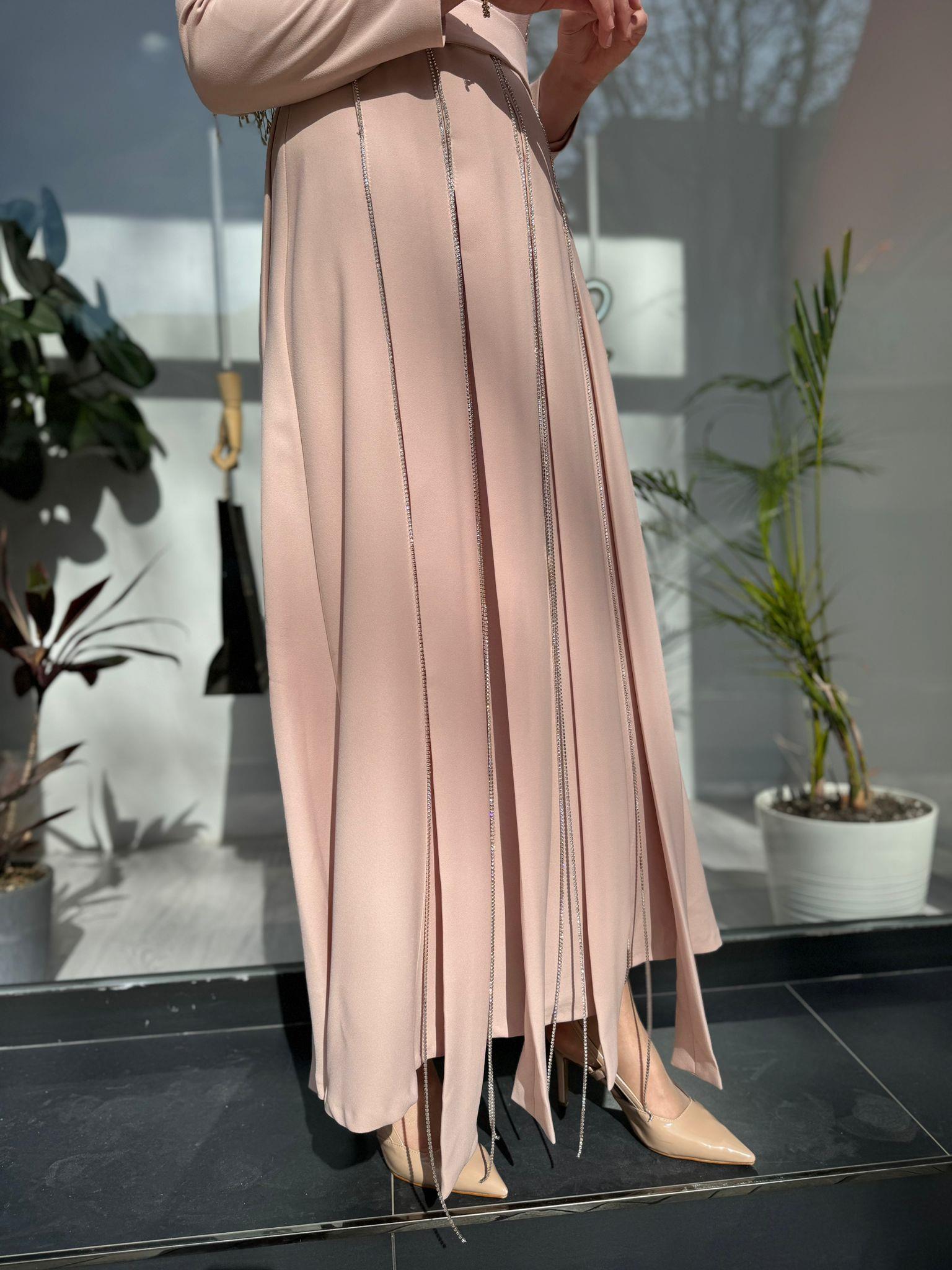 Senna Tease Dress Nude sd241041030100