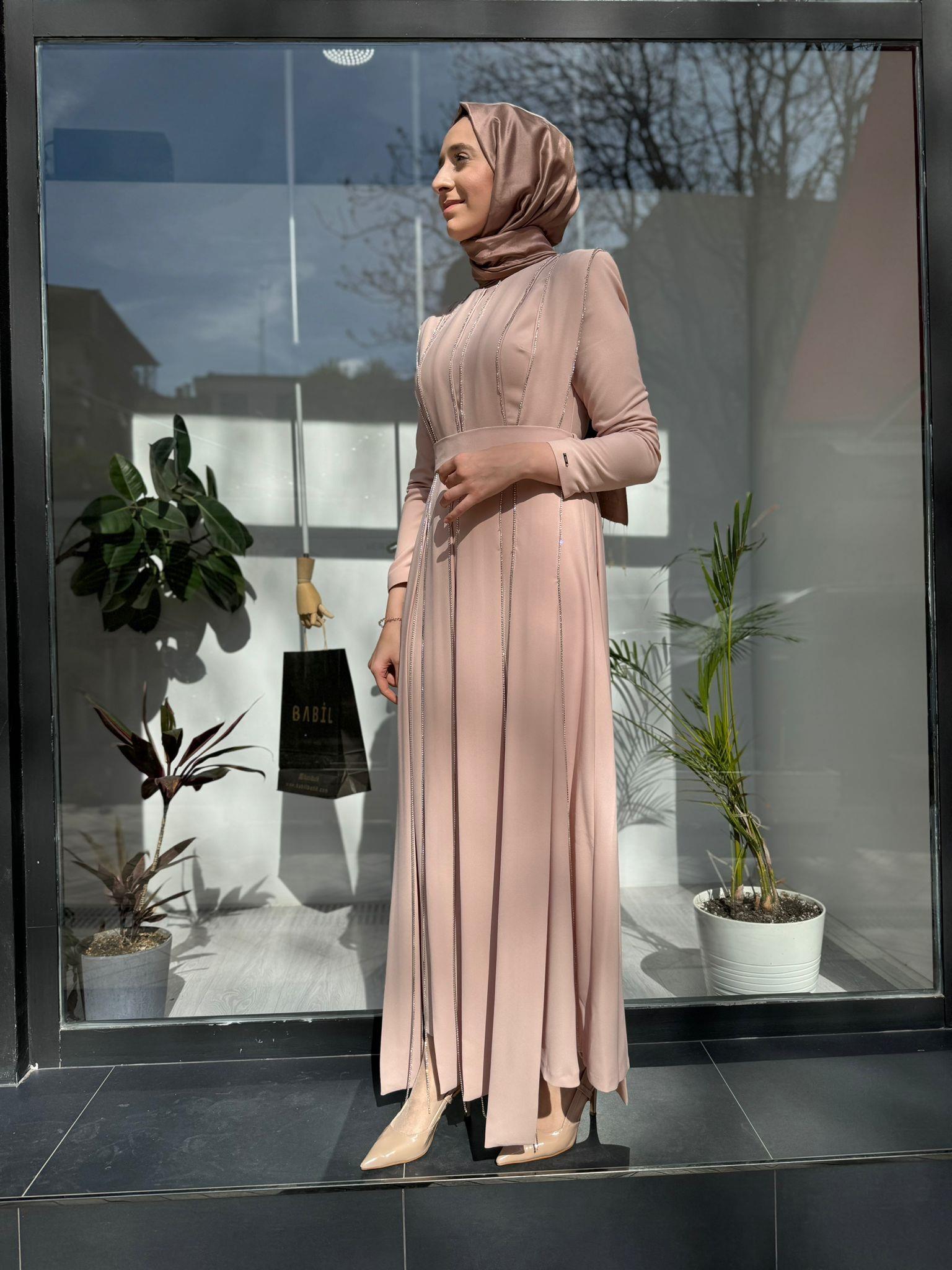 Senna Tease Dress Nude sd241041030100