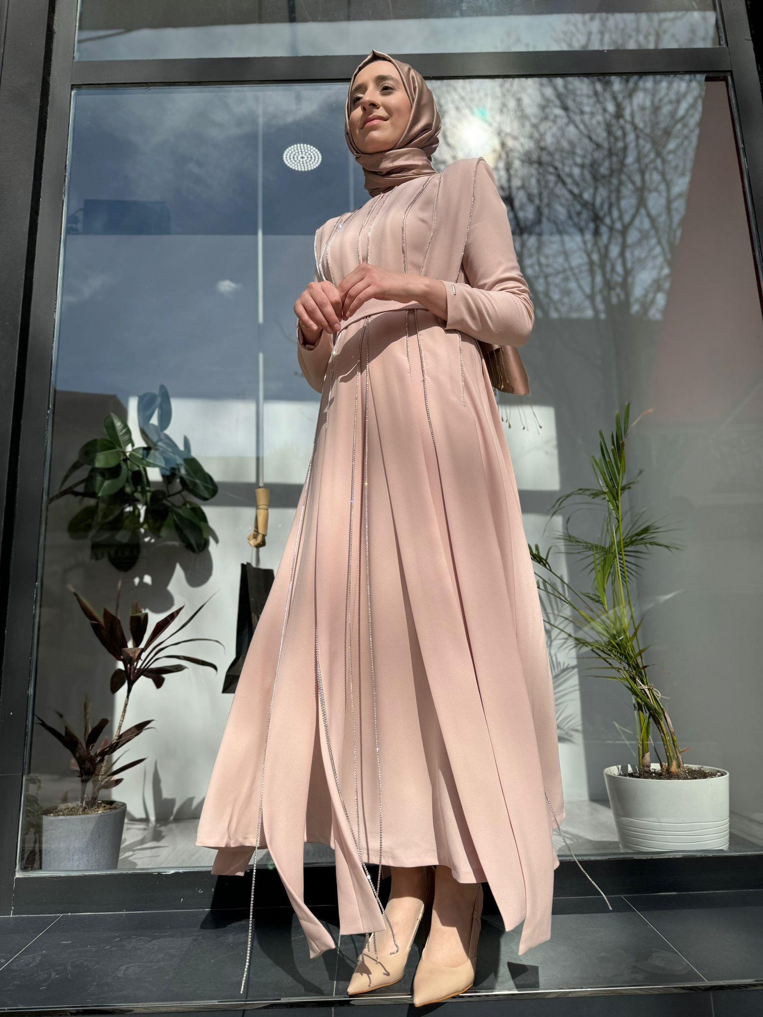 Senna Tease Dress Nude sd241041030100