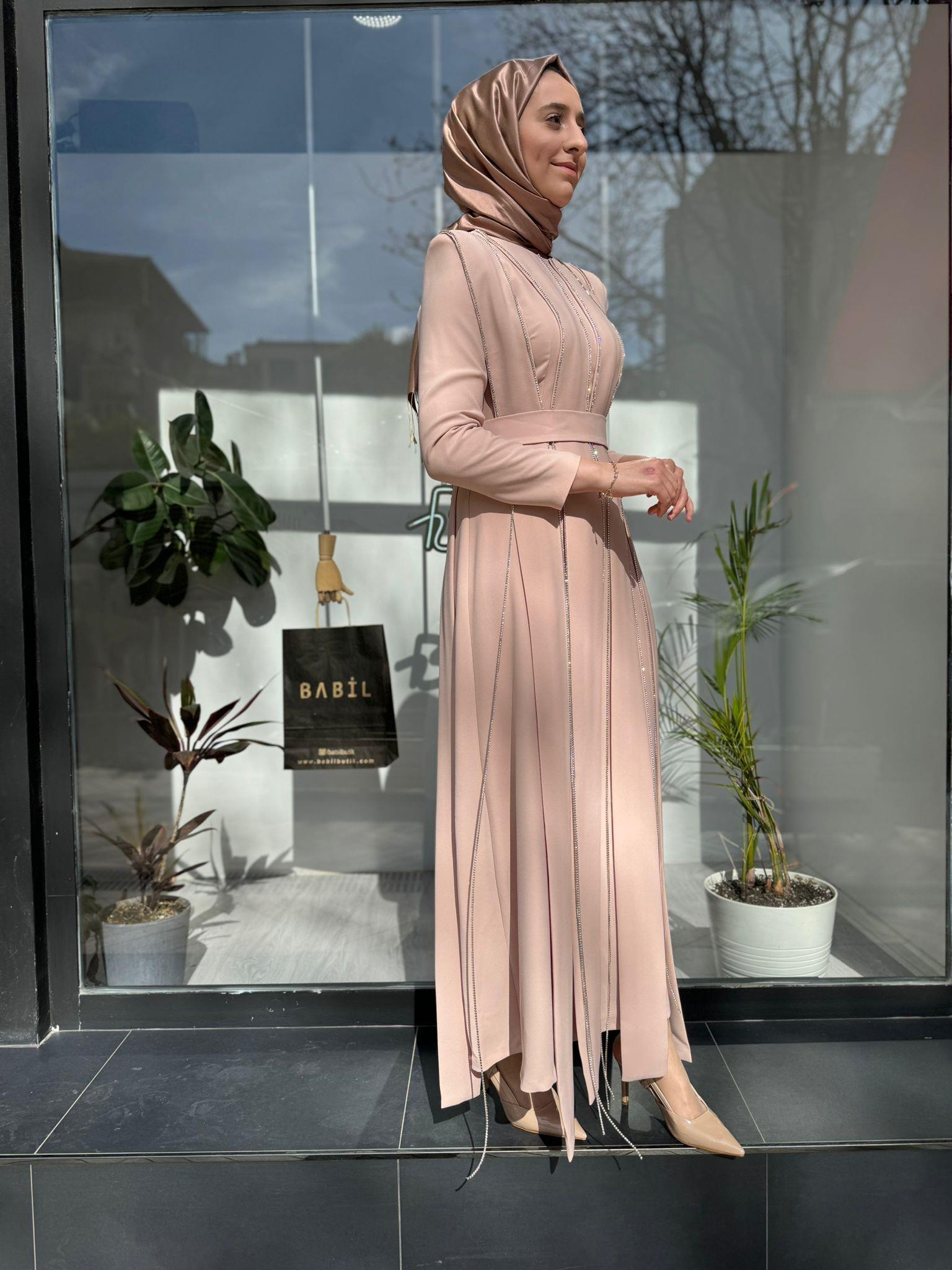 Senna Tease Dress Nude sd241041030100