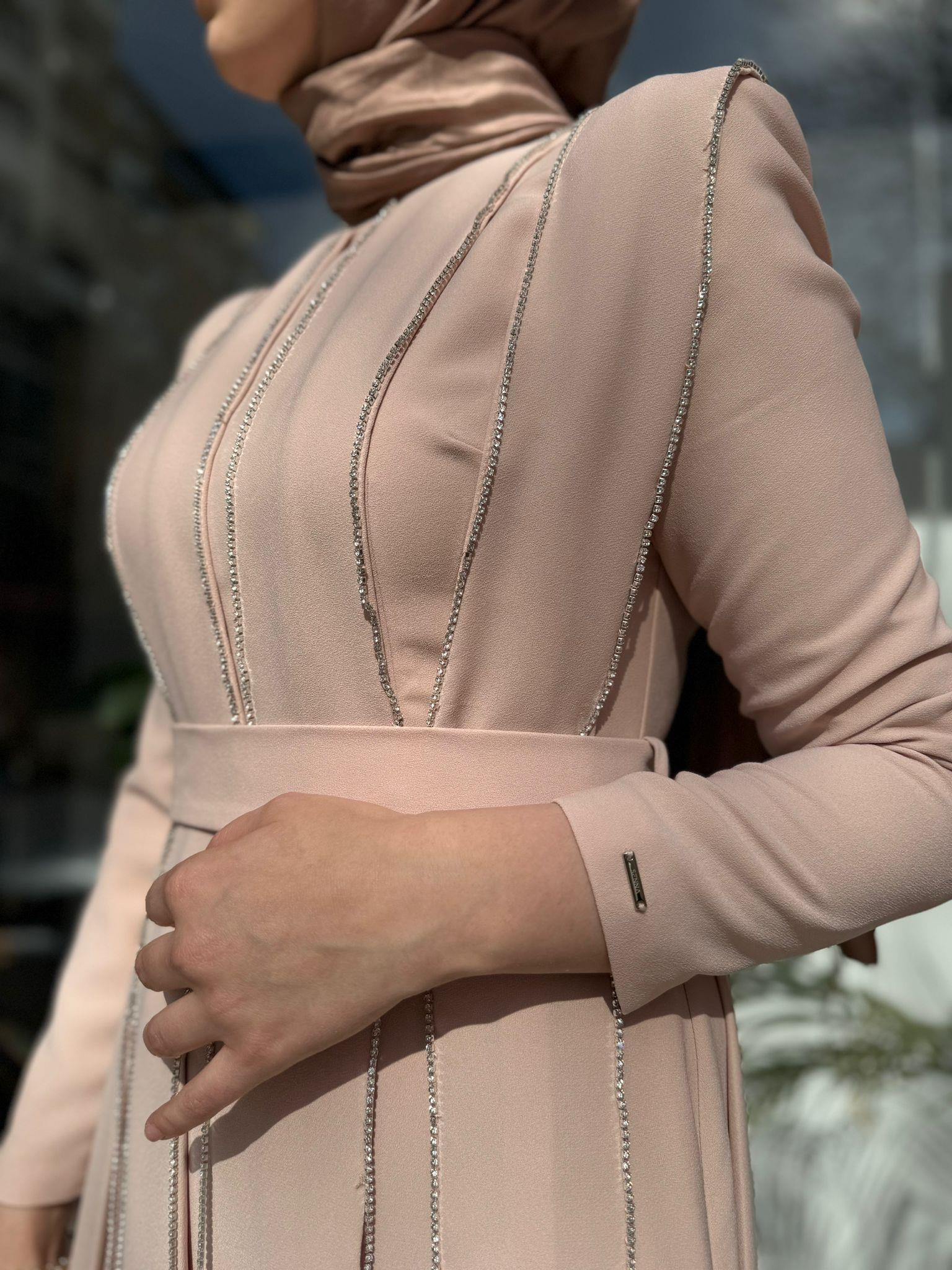Senna Tease Dress Nude sd241041030100