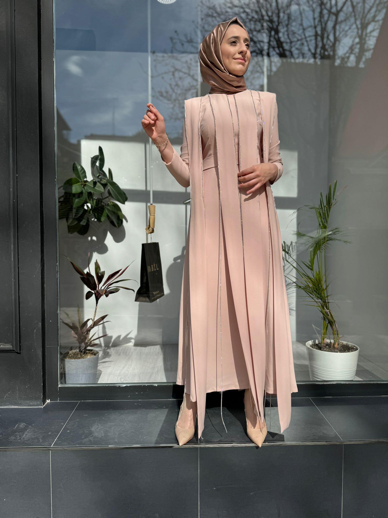 Senna Tease Dress Nude sd241041030100
