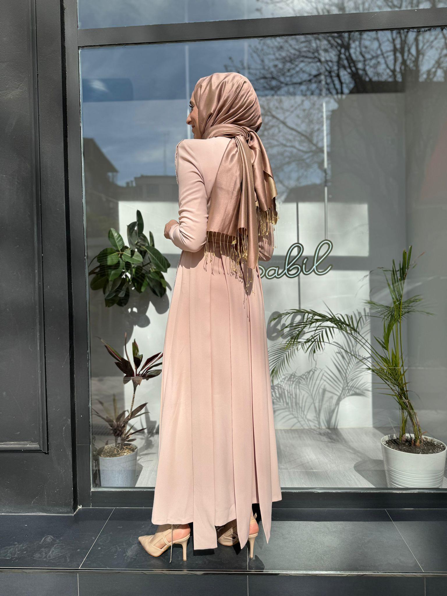 Senna Tease Dress Nude sd241041030100