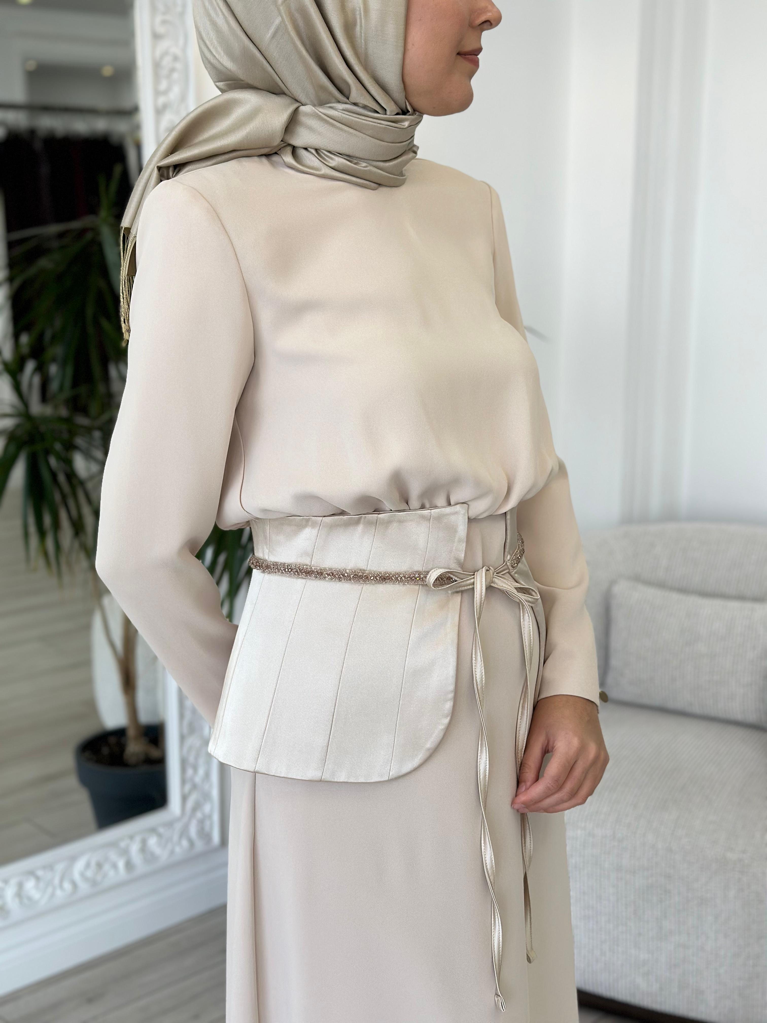 Senna Zena Dress Bej sd242042030033