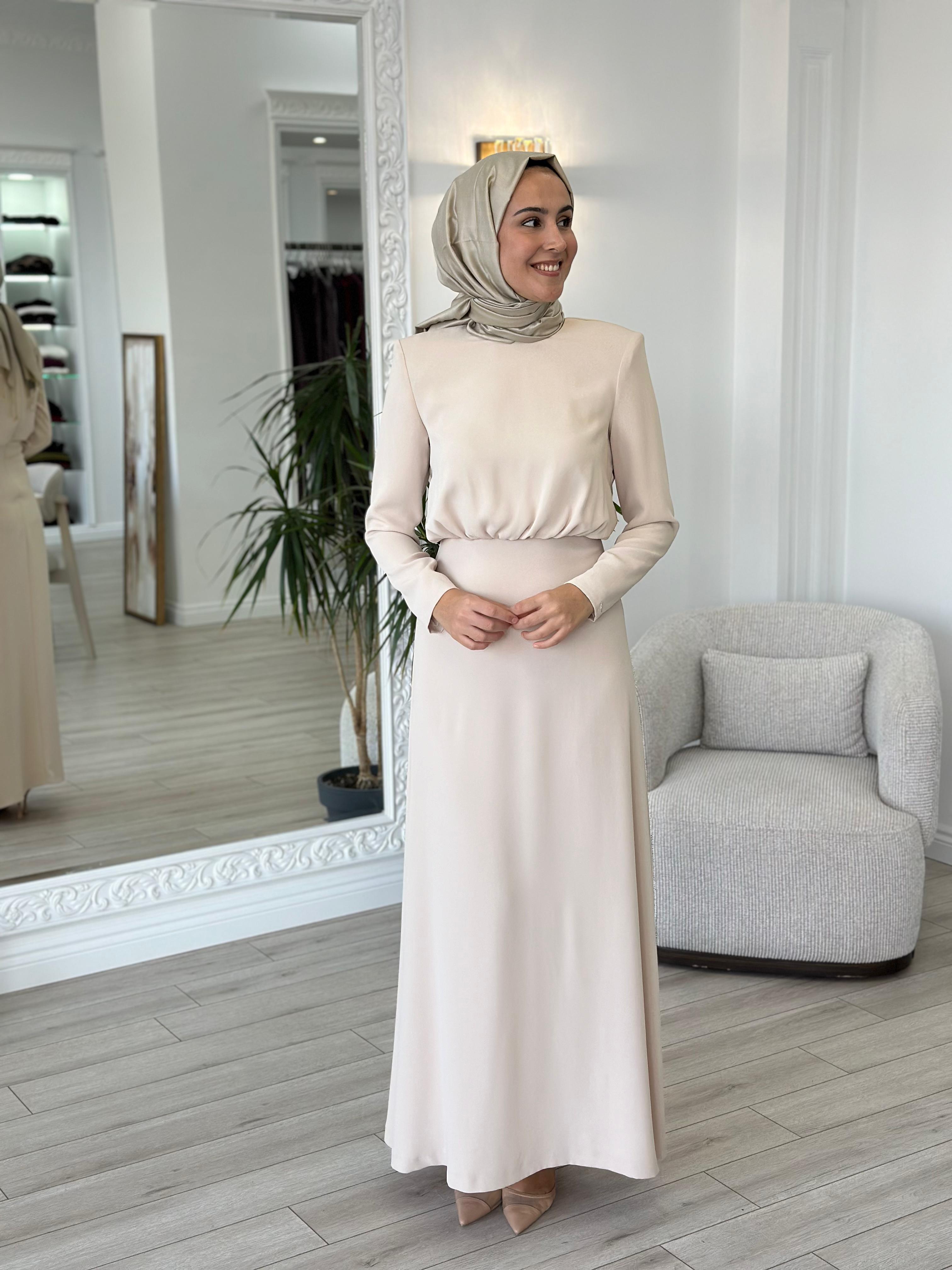Senna Zena Dress Bej sd242042030033