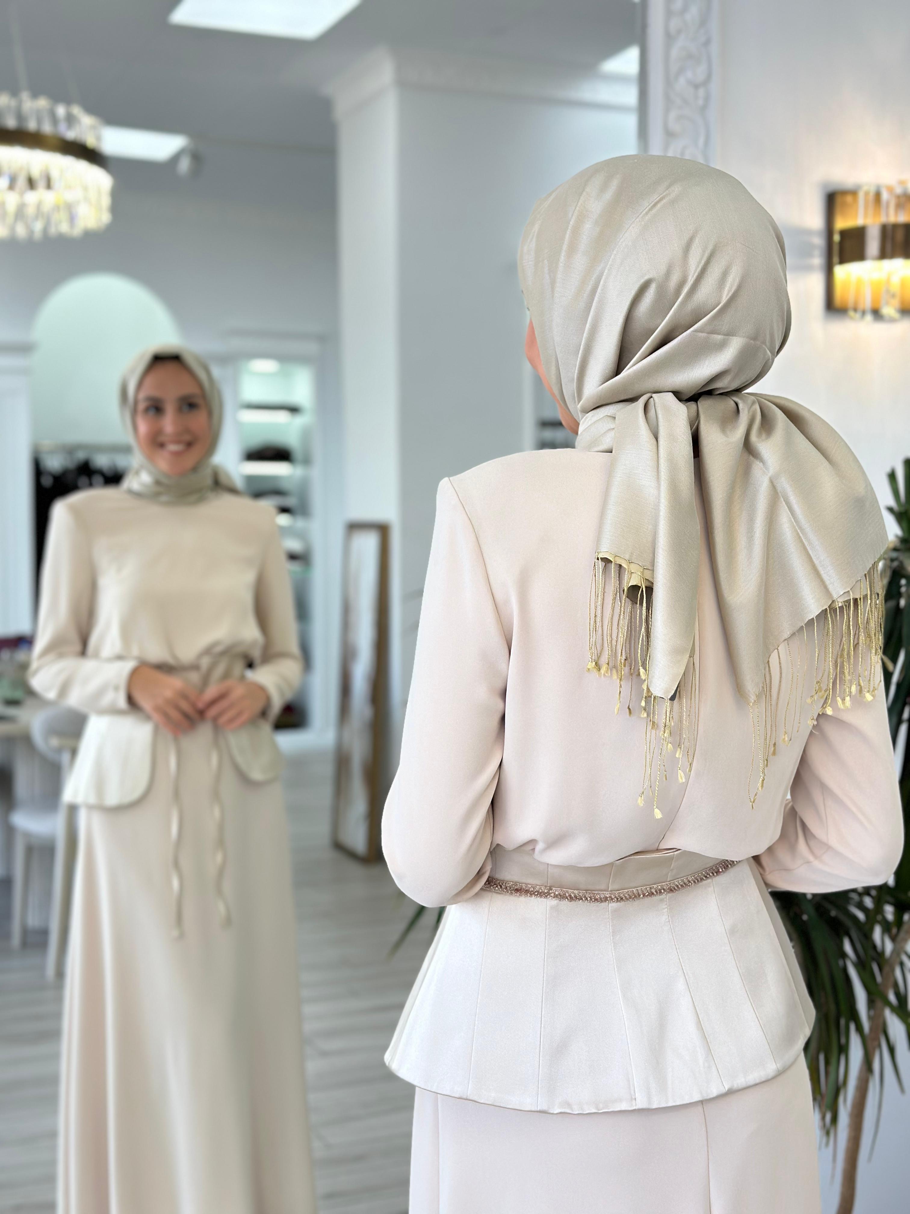 Senna Zena Dress Bej sd242042030033