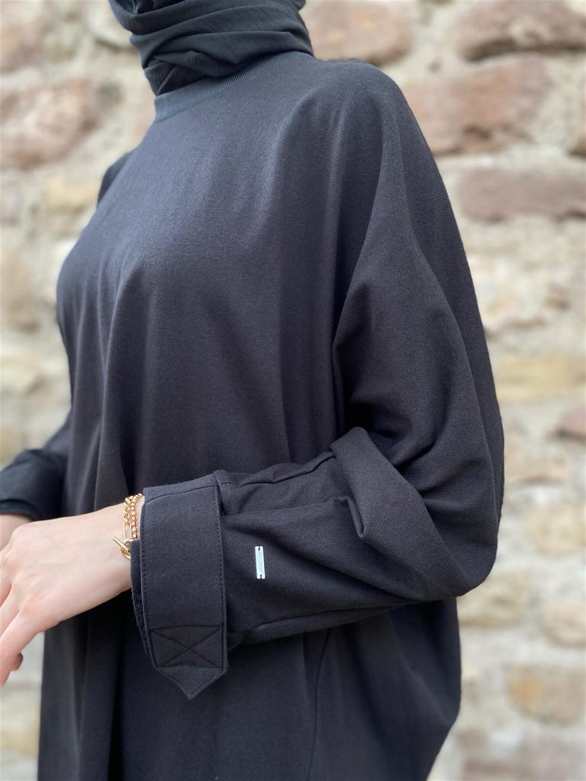 Touché Oversize Tunik Siyah 22Y1X009