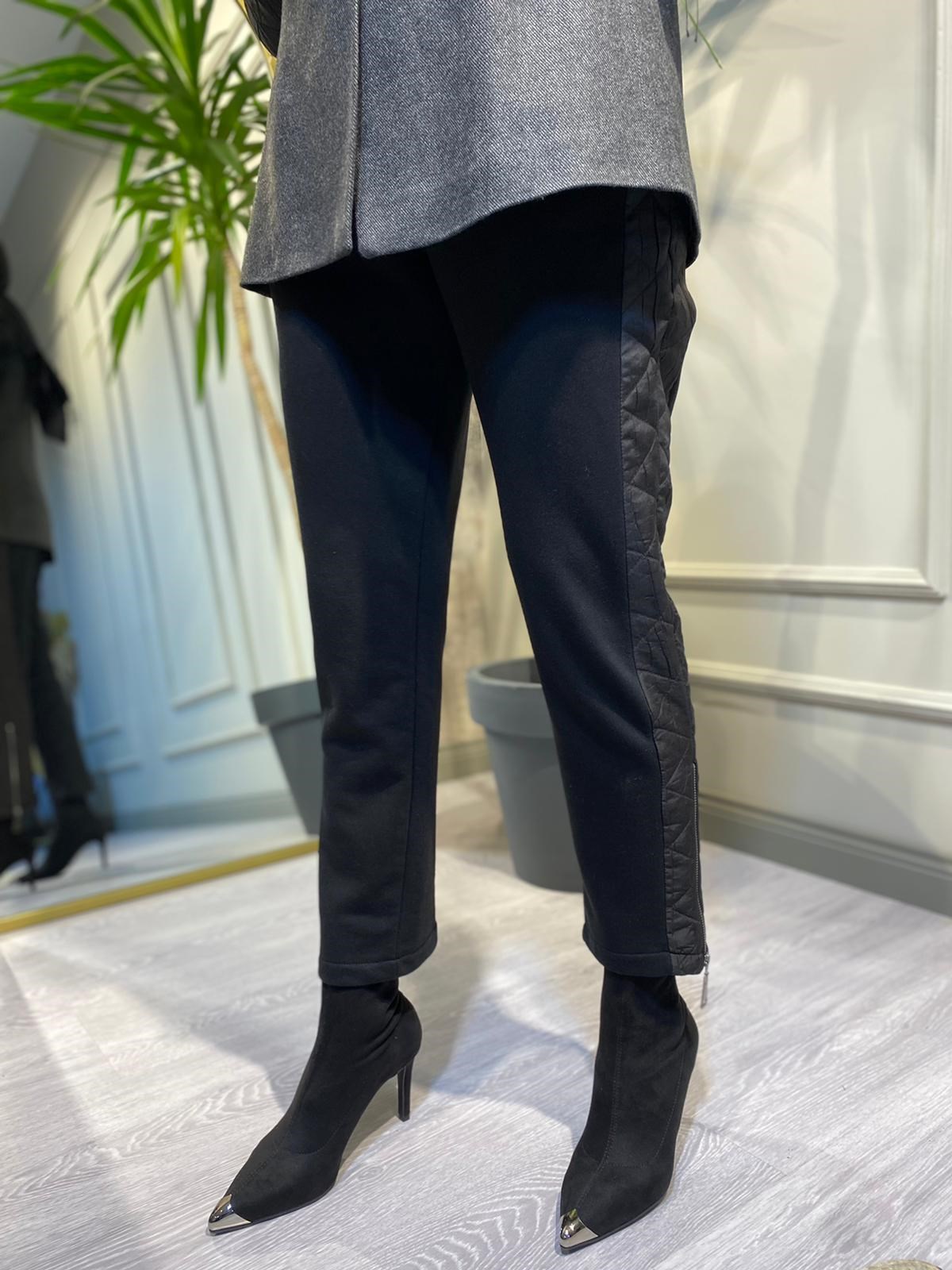 Unique Yanları Kapitone Pantalon Antrasit UW233426