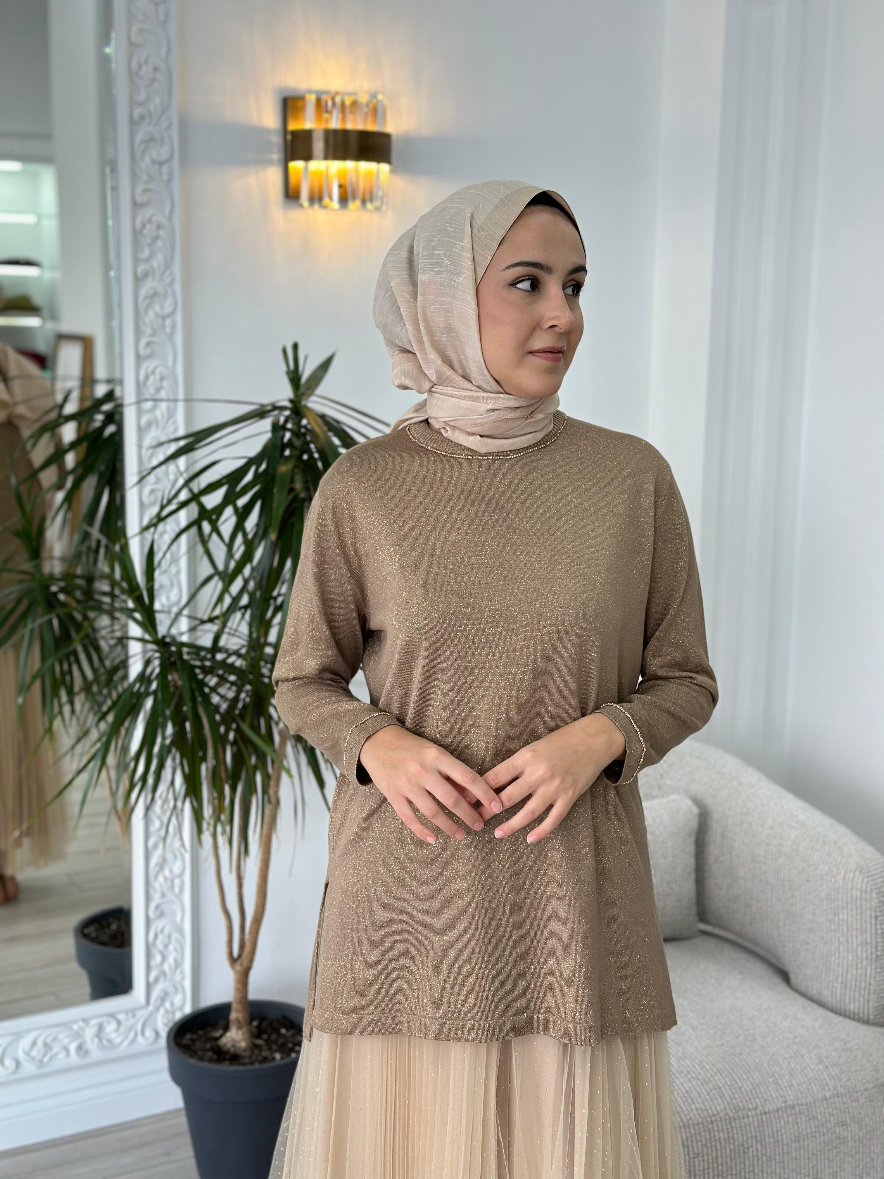 Venöve Alava Triko Camel 25fwtri0001