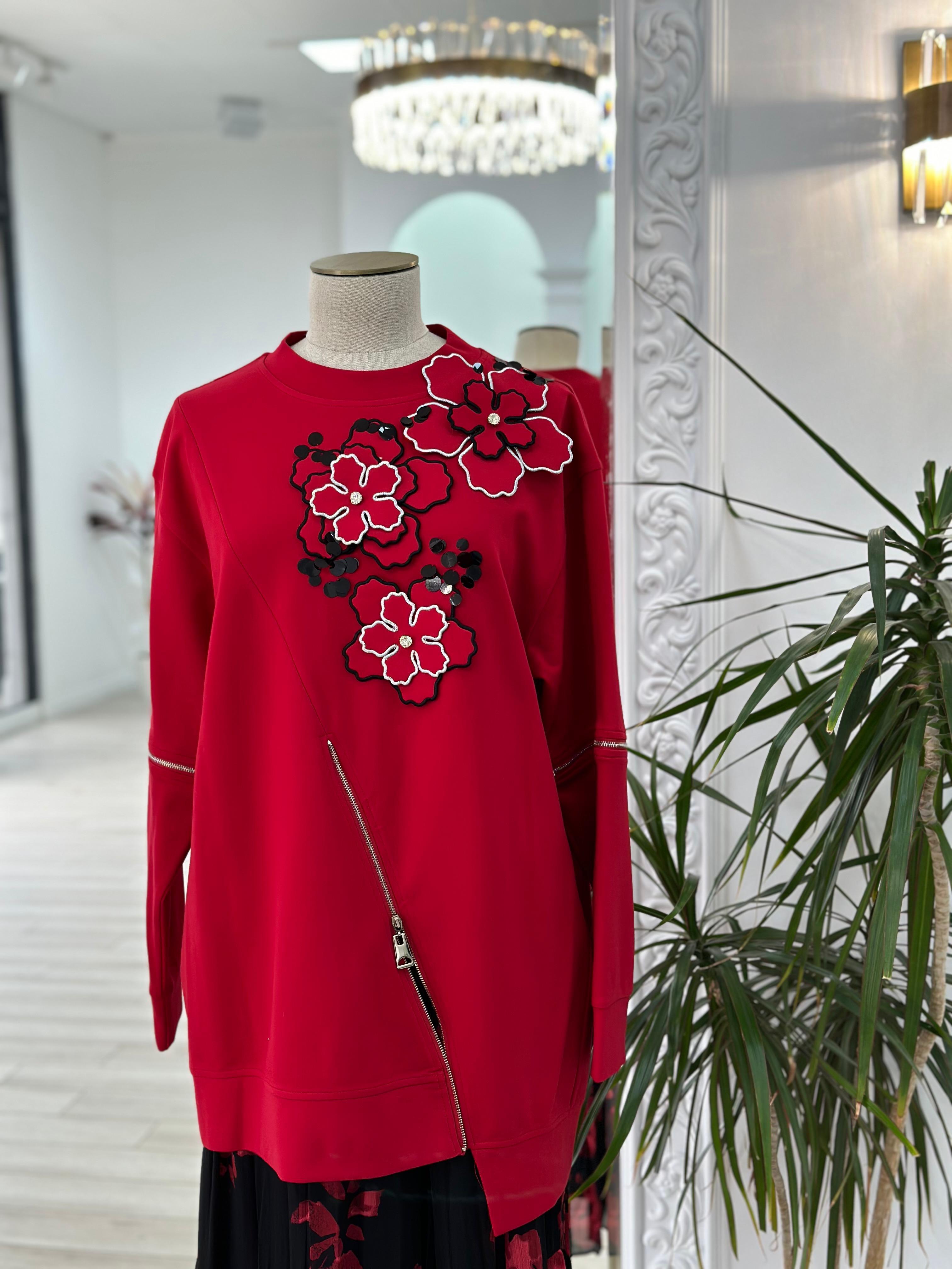Venöve Garde Sweat Bordo 25fwswe0012