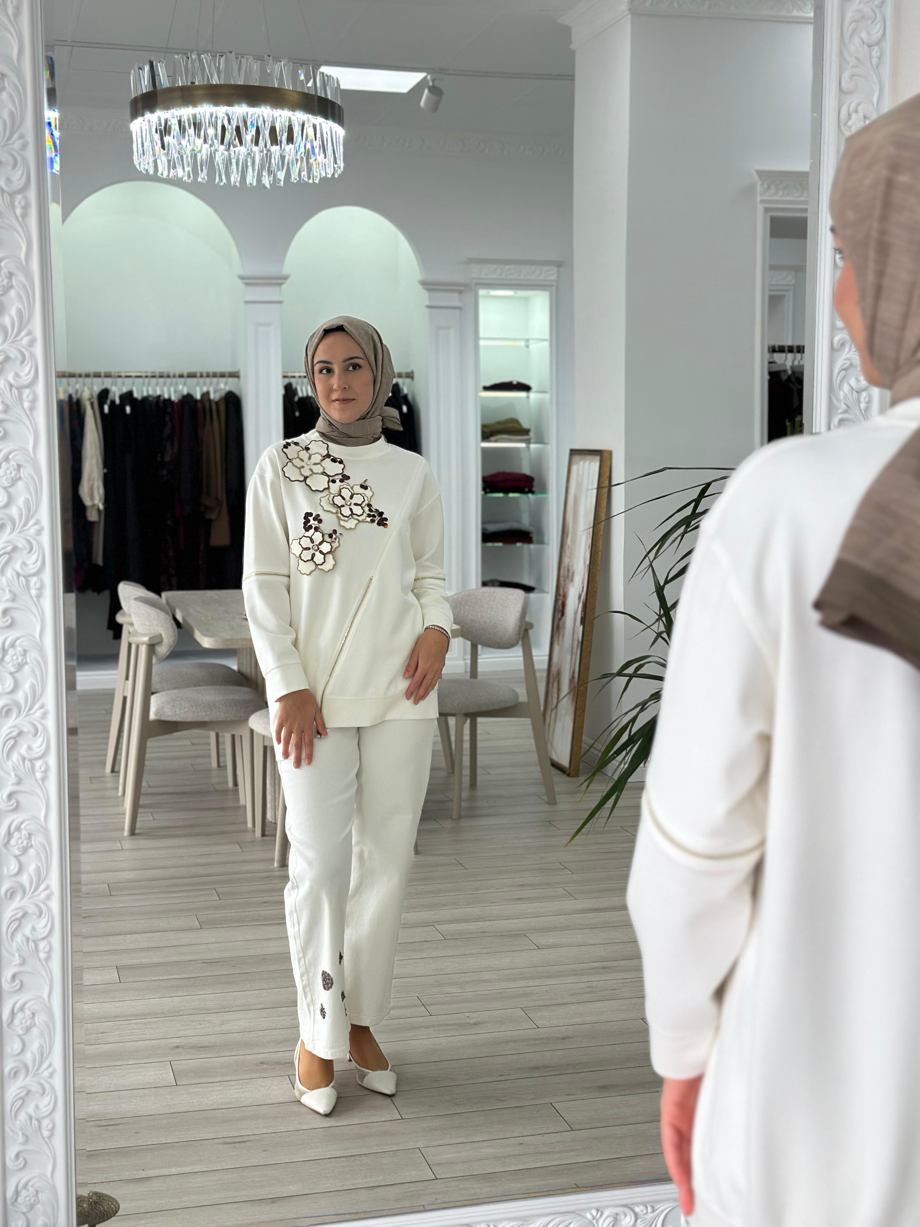 Venöve Garde Sweat Ekru 25fwswe0012