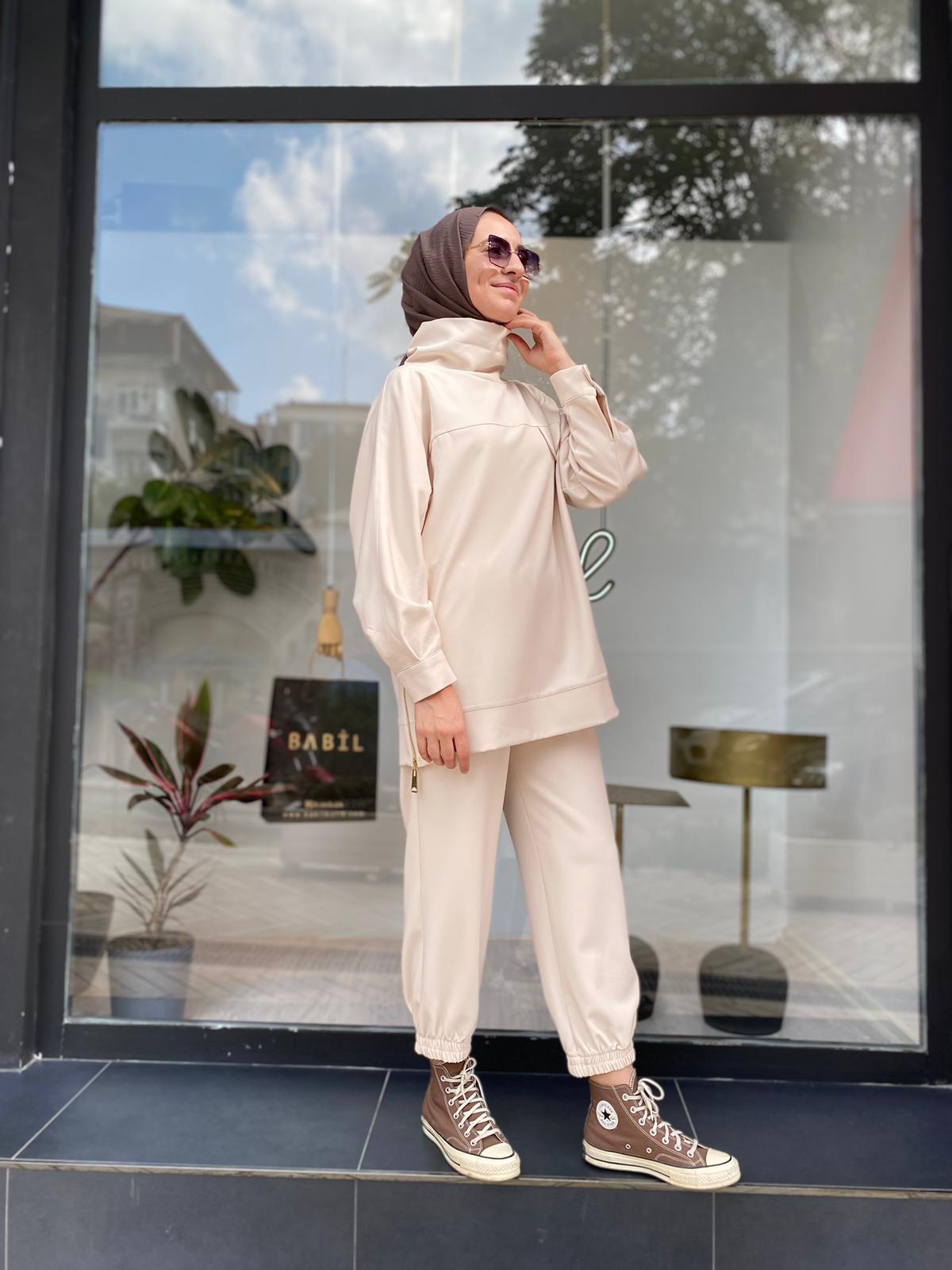Venöve Glamour Sweat Takım Beyaz 24fwswe0002