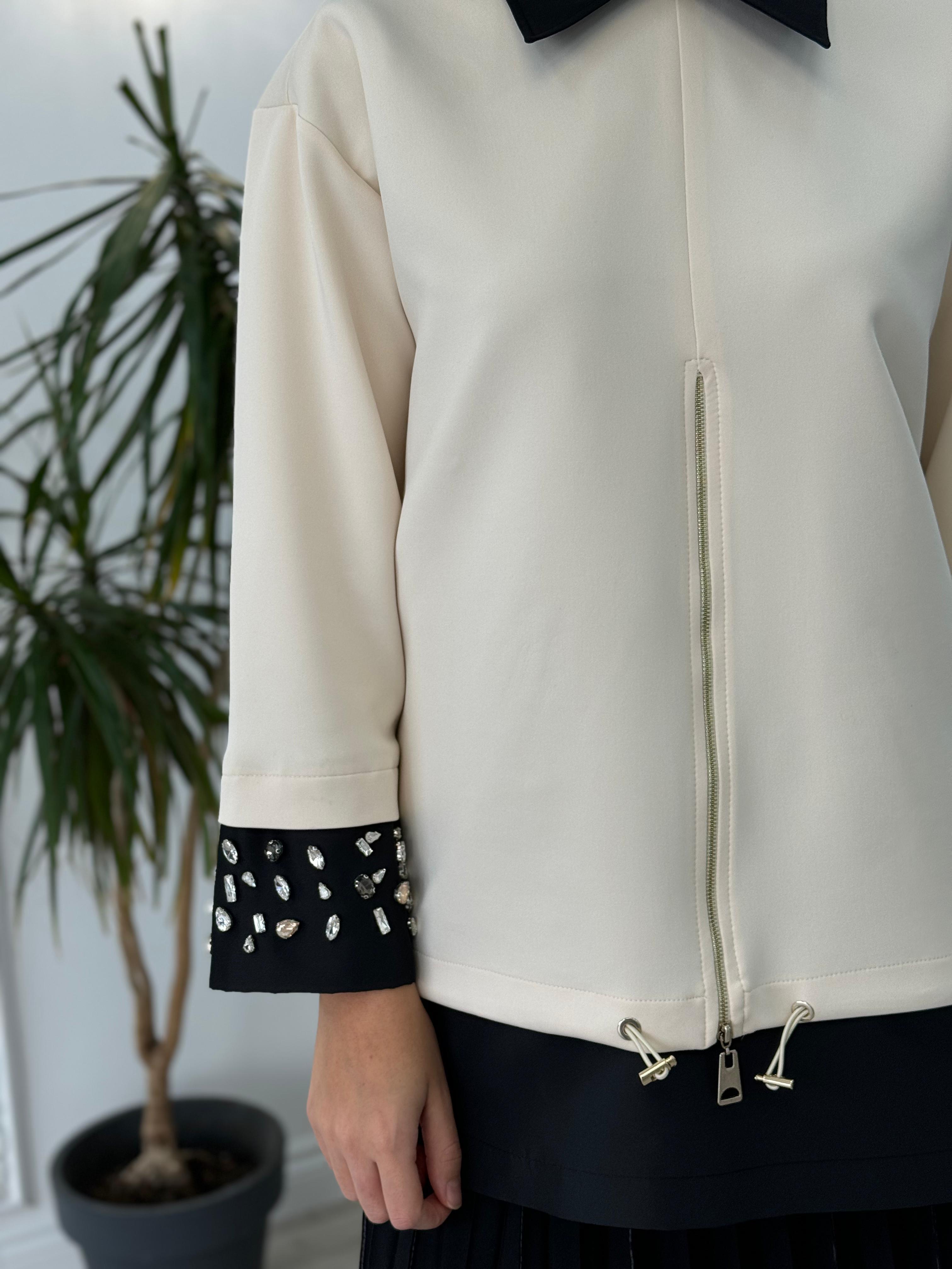 Venöve Meira Sweat Ekru 25fwswe0014