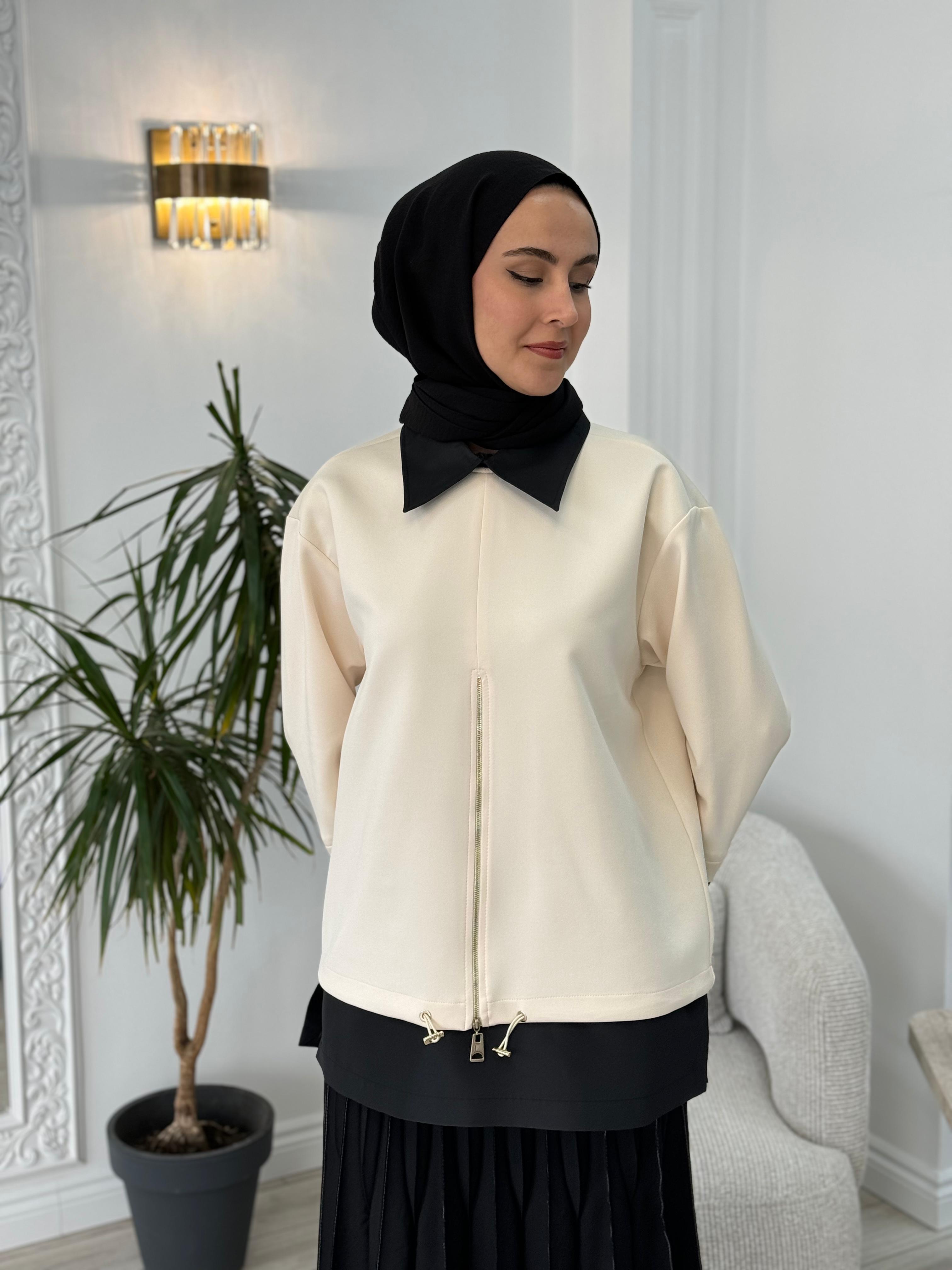 Venöve Meira Sweat Ekru 25fwswe0014