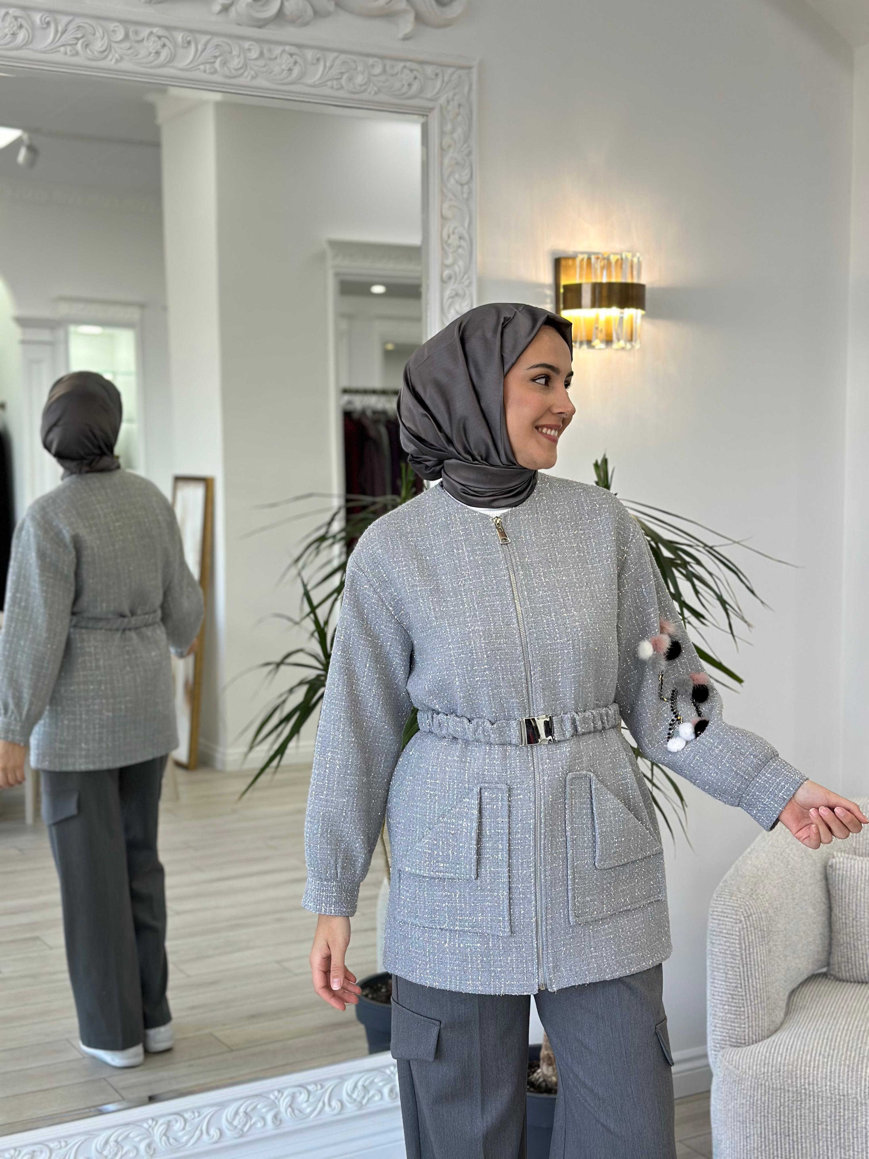Venöve Modica Ceket Gümüş 25fwcek0039