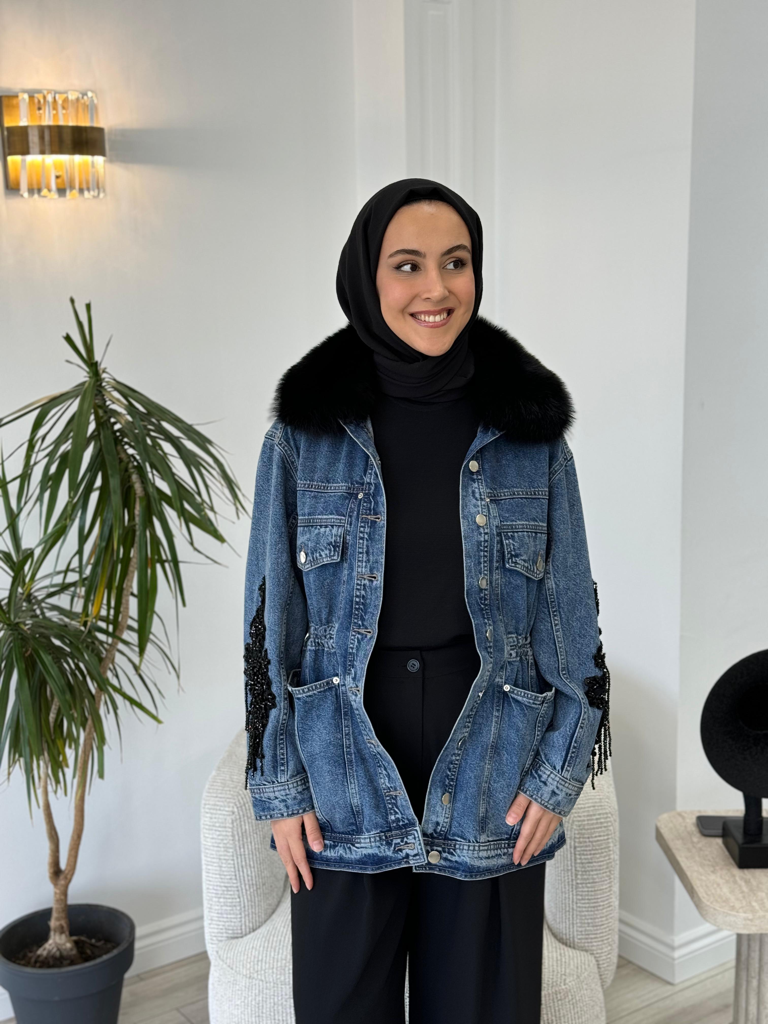 Venöve Mone Ceket Mavi 25fwcek0029