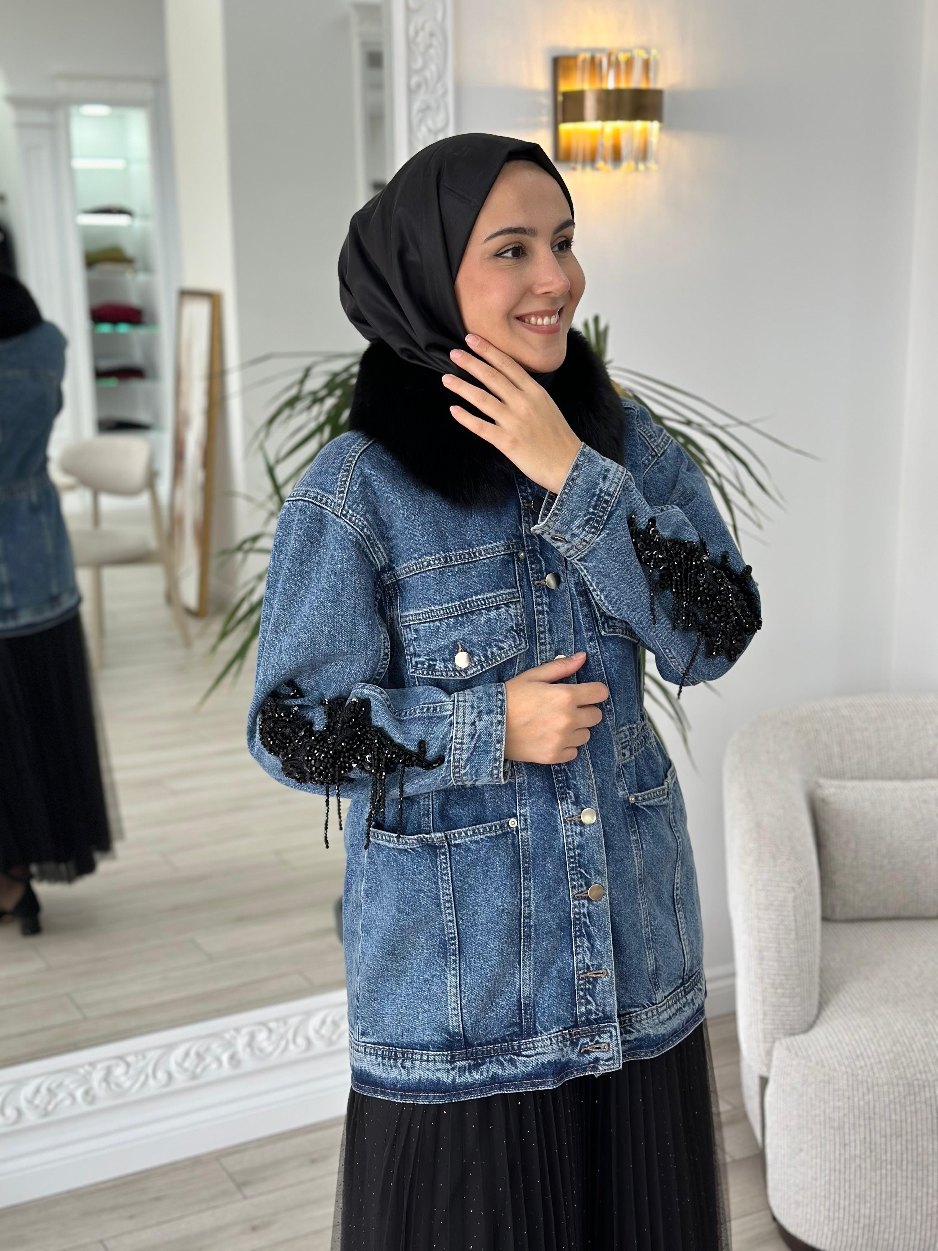 Venöve Mone Ceket Mavi 25fwcek0029